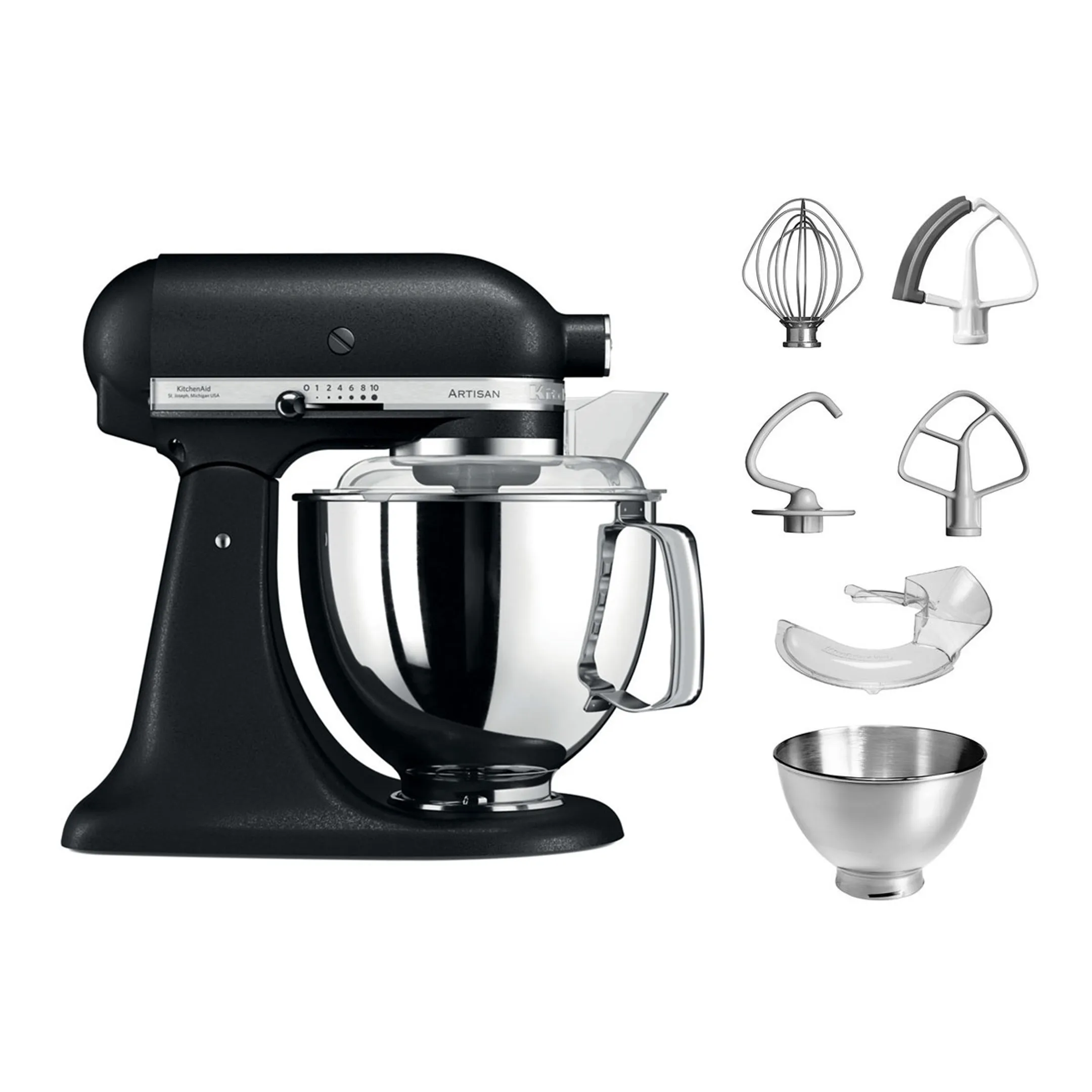 KitchenAid Robot de cuisine 5KSM175PSEBK image