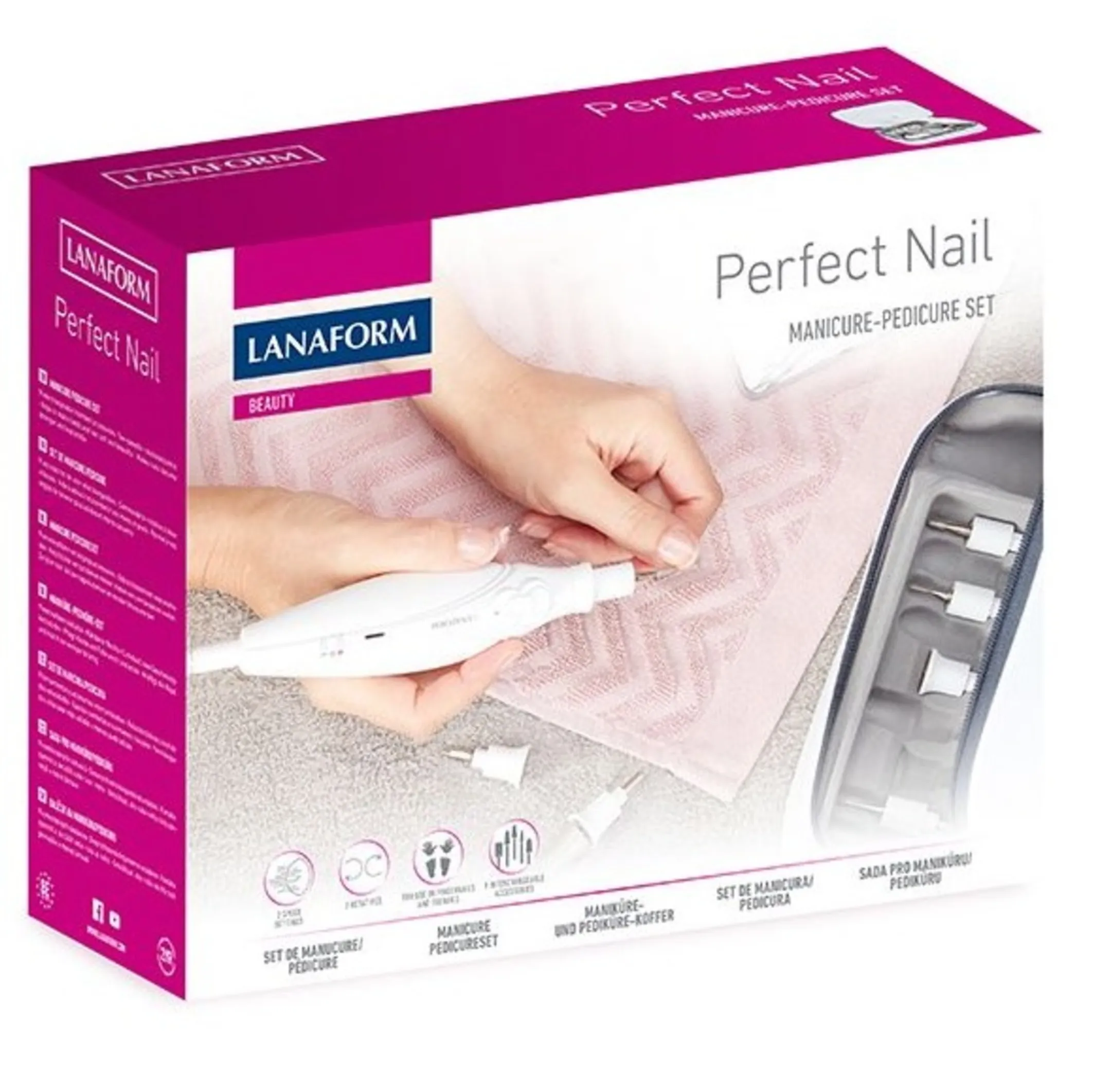 Lanaform Ensemble de manucure/pédicure Perfect Nail LA130507 image