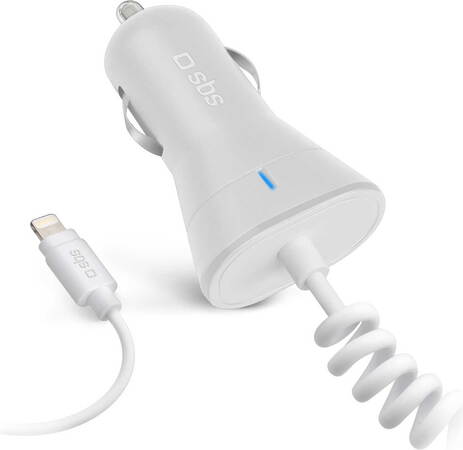 Lightning autolader met Fast Charge - Wit