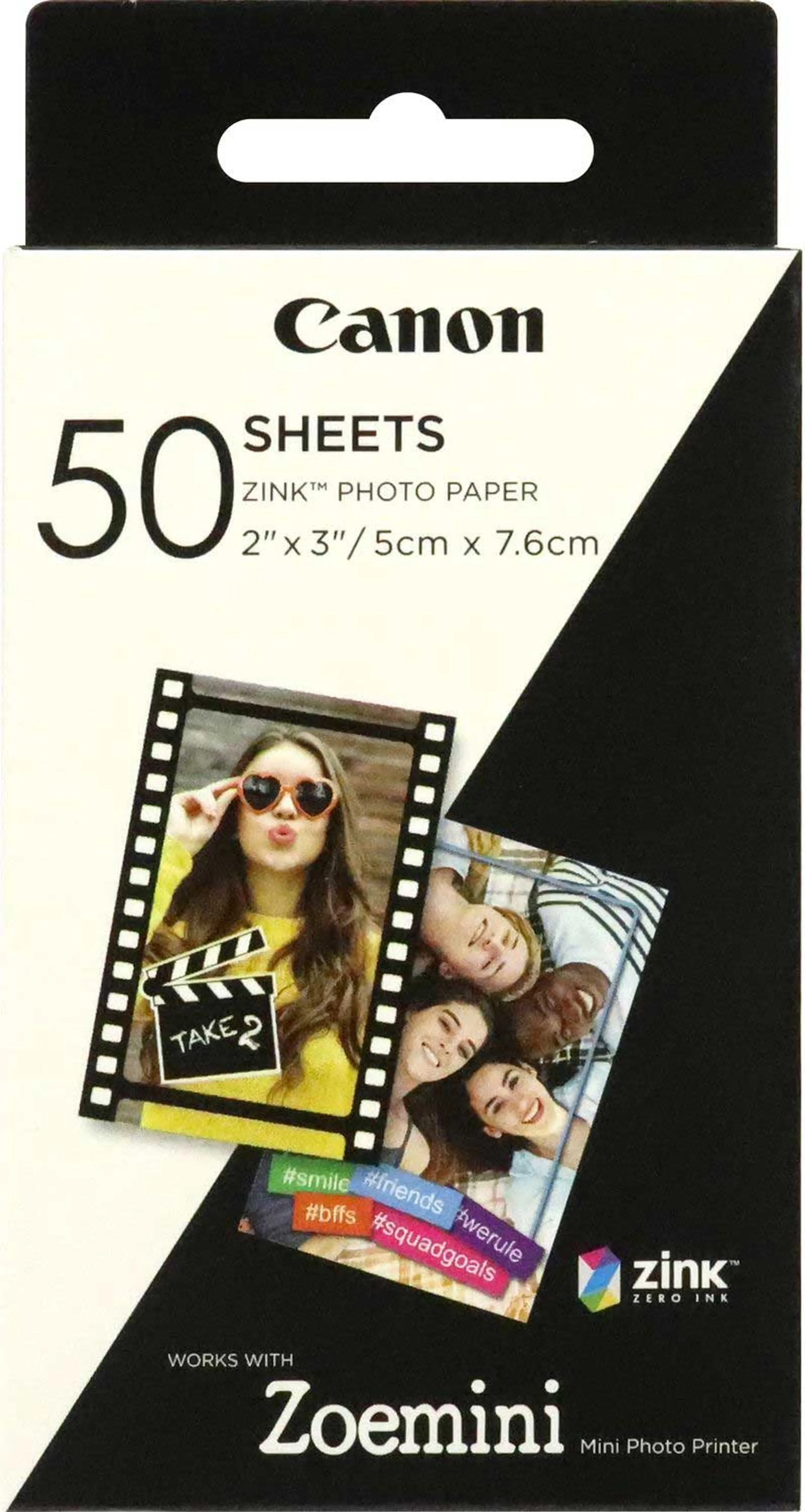 Bundle product Papier photo ZINK™ 2" x 3" - 50 feuilles