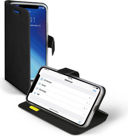 Bookcover Book Sense voor iPhone Xs Max - Zwart