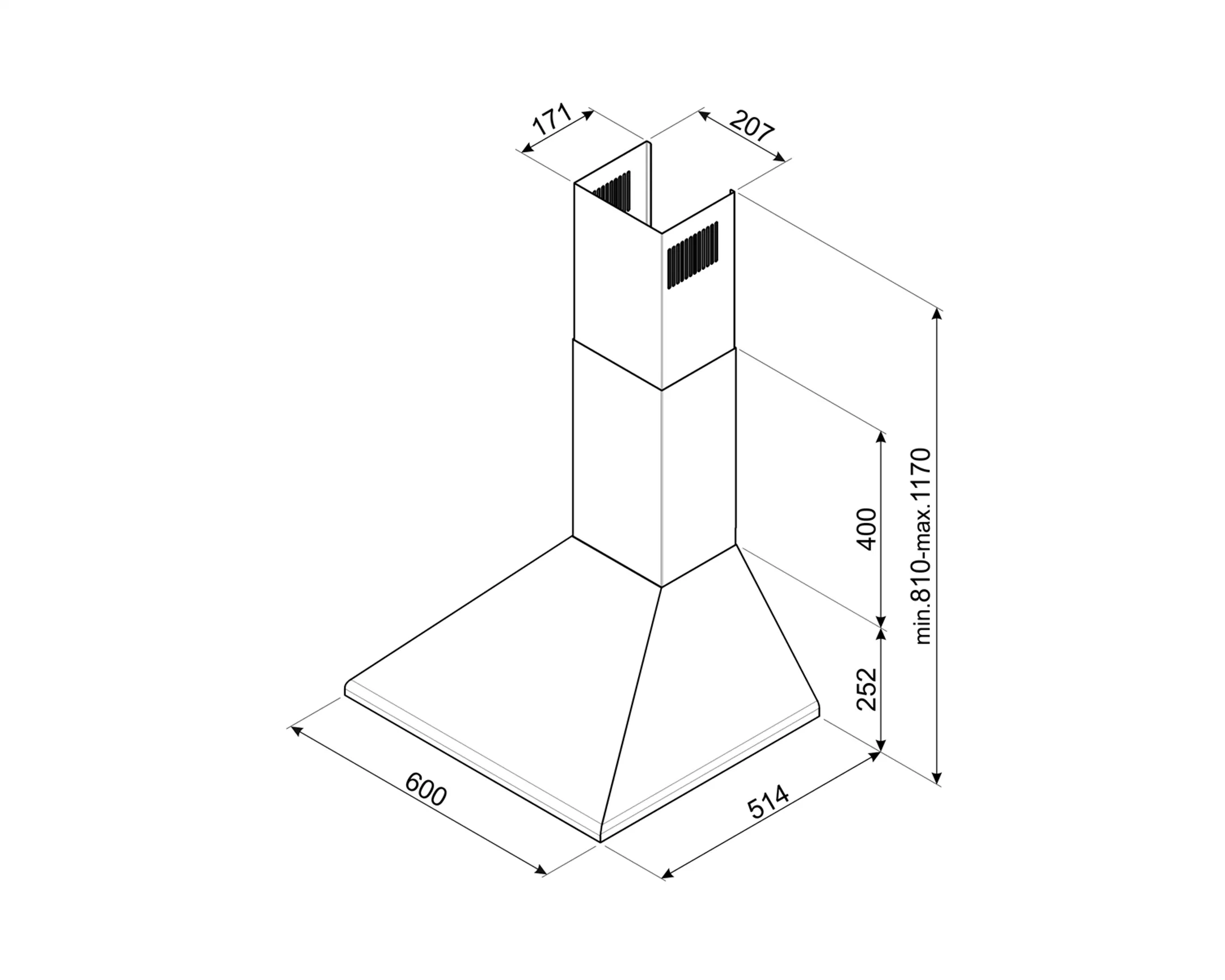 Smeg Schouwdampkap KSED65PE image