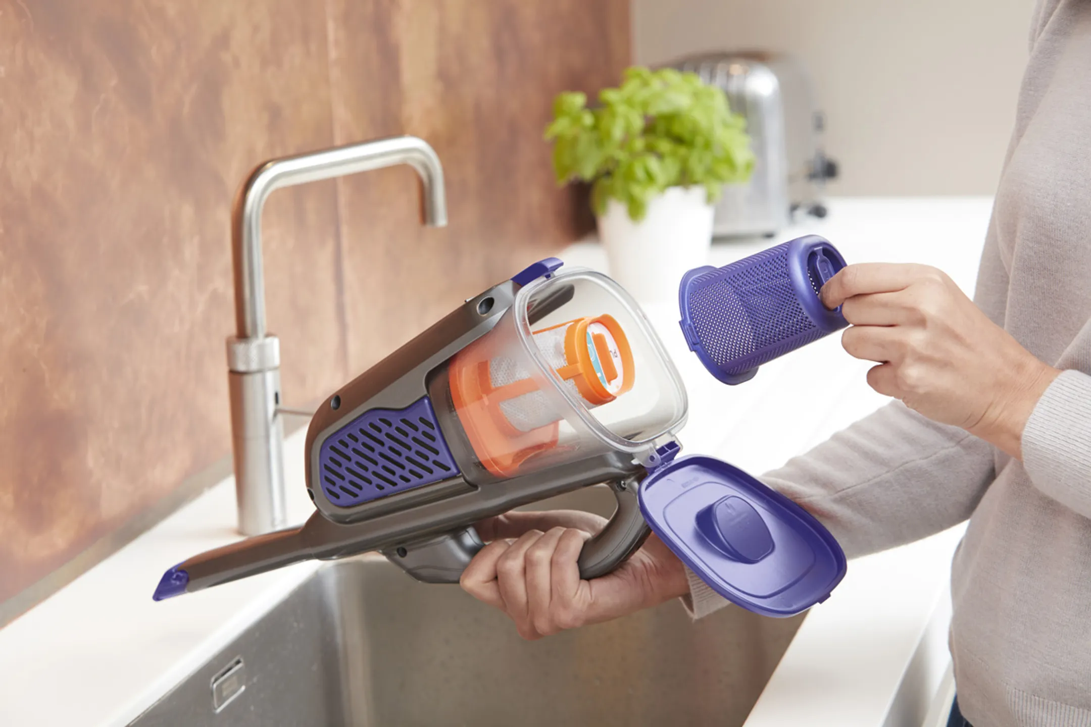 BLACK+DECKER Aspirateur de table PET BHHV520BFP-QW image