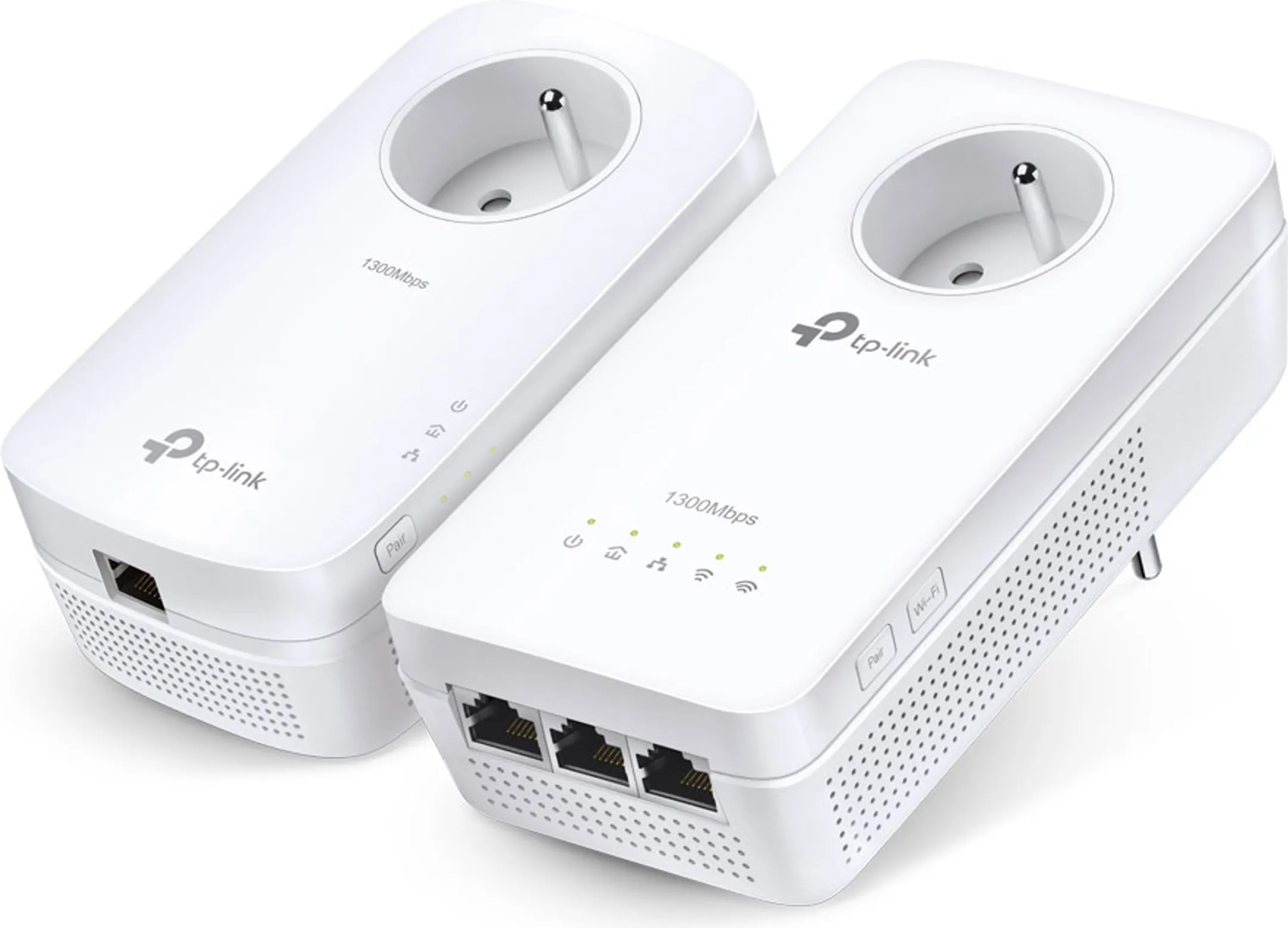 Kit CPL Wi-Fi AV1300 3 ports Ethernet Gigabit