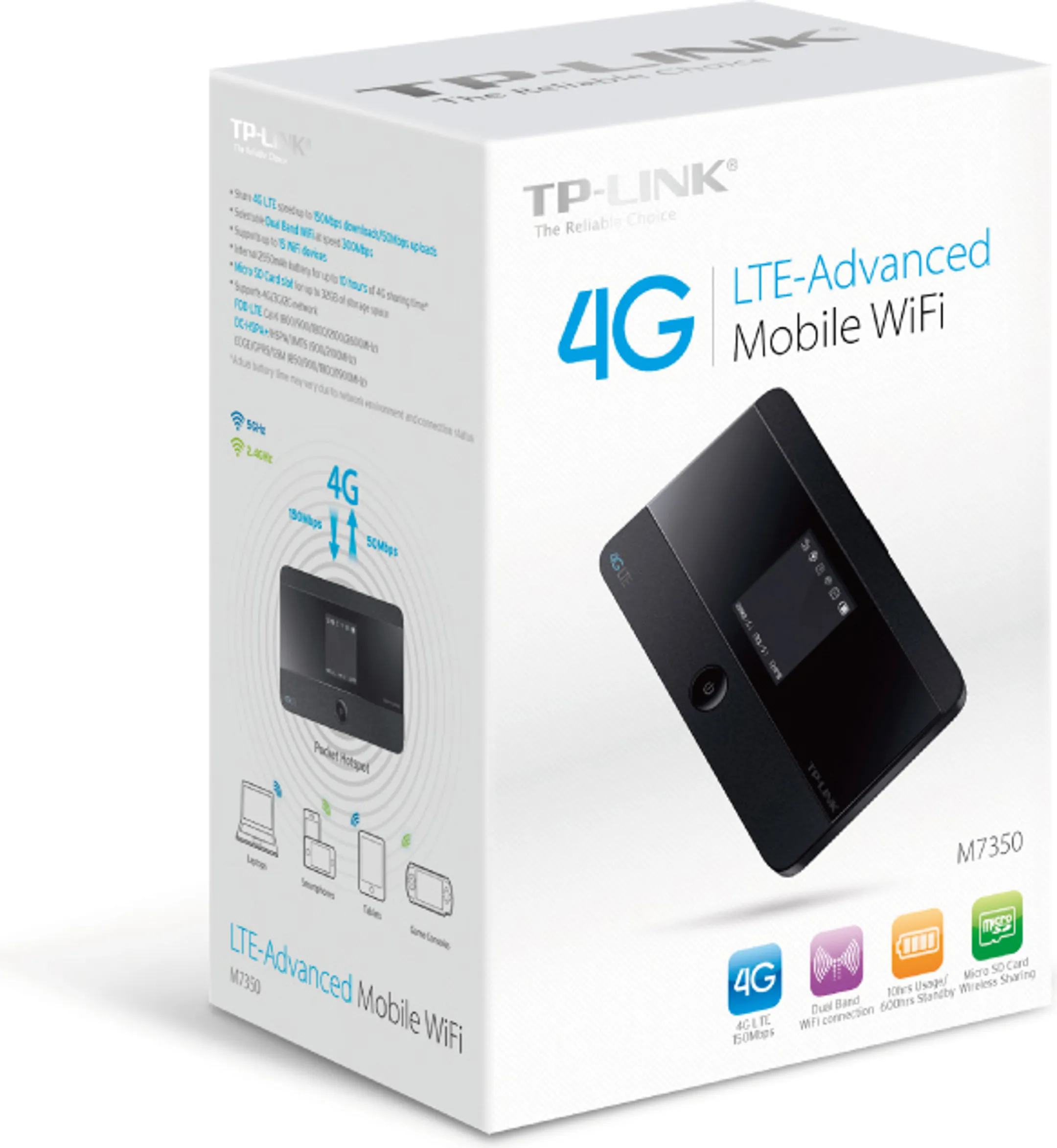 TP Link Hotspot Mi-Fi 4G/LTE - M7350 image
