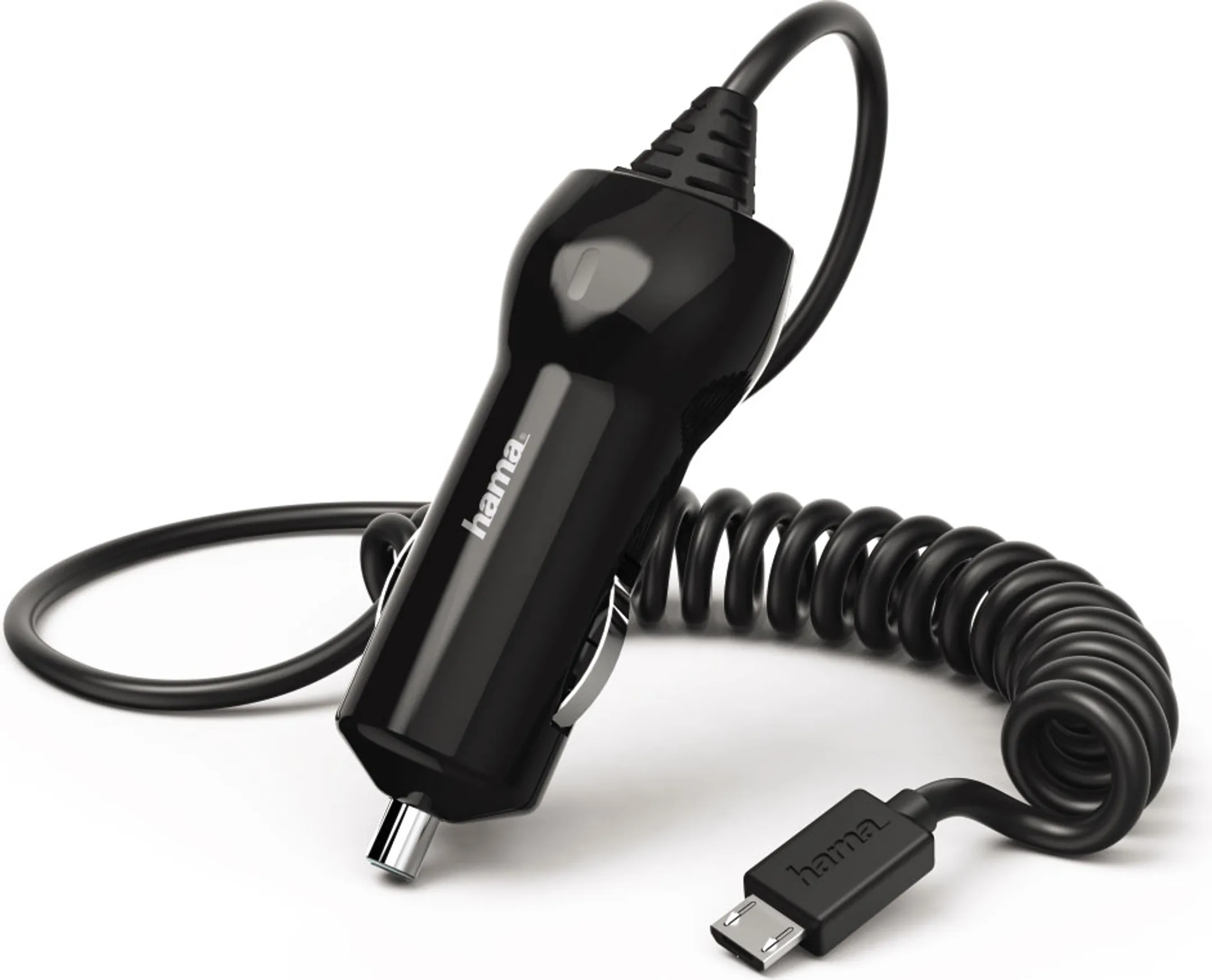 Hama Chargeur de voiture micro USB - 1 m. - Noir image
