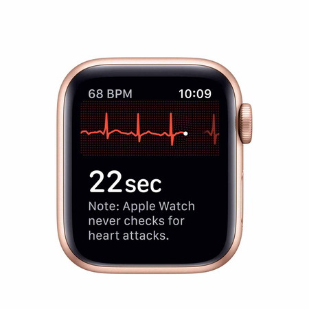 Apple Watch Series 5 GPS Cellular 40mm Gold Aluminium Case Pink Sand Sport  Band MWX22