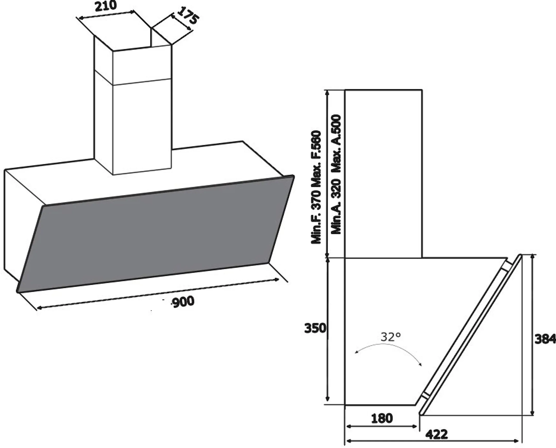 Airforce Hotte décorative VITAMINE 4 BK image