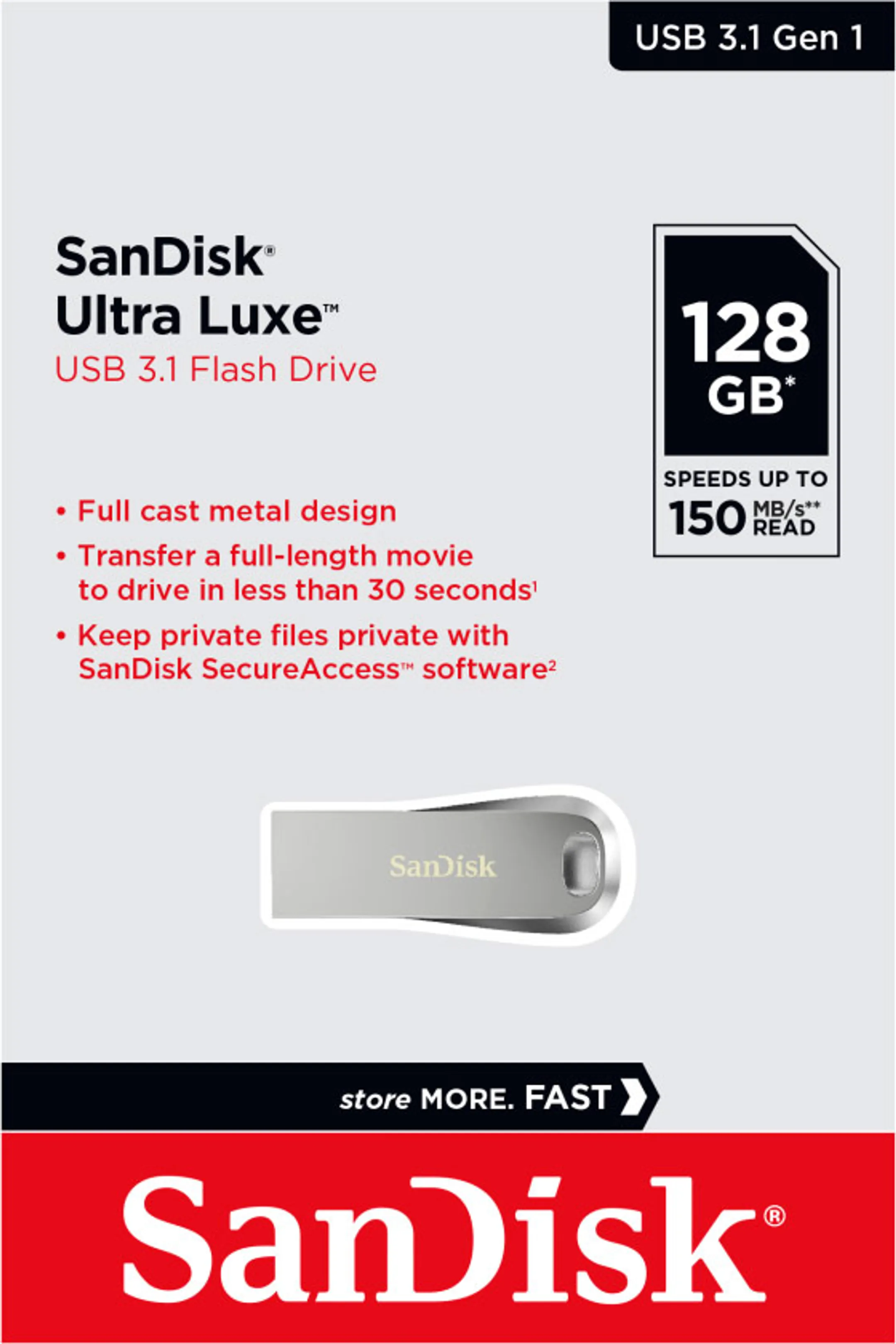 Sandisk Ultra Luxe™ USB 3.1 Gen. 1 - 128 GB image