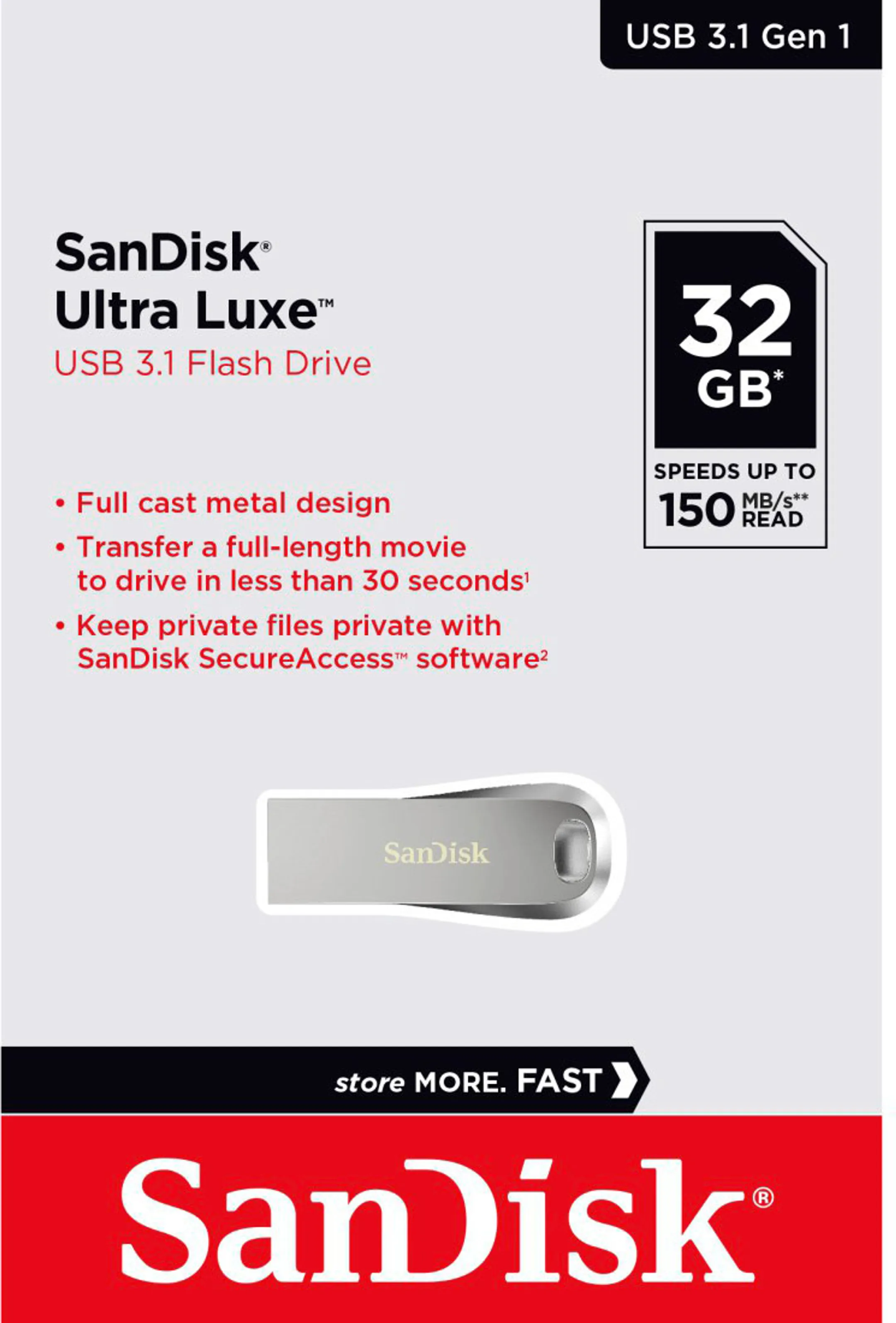 Sandisk Ultra Luxe™ USB 3.1 Gen. 1 - 32 Go image