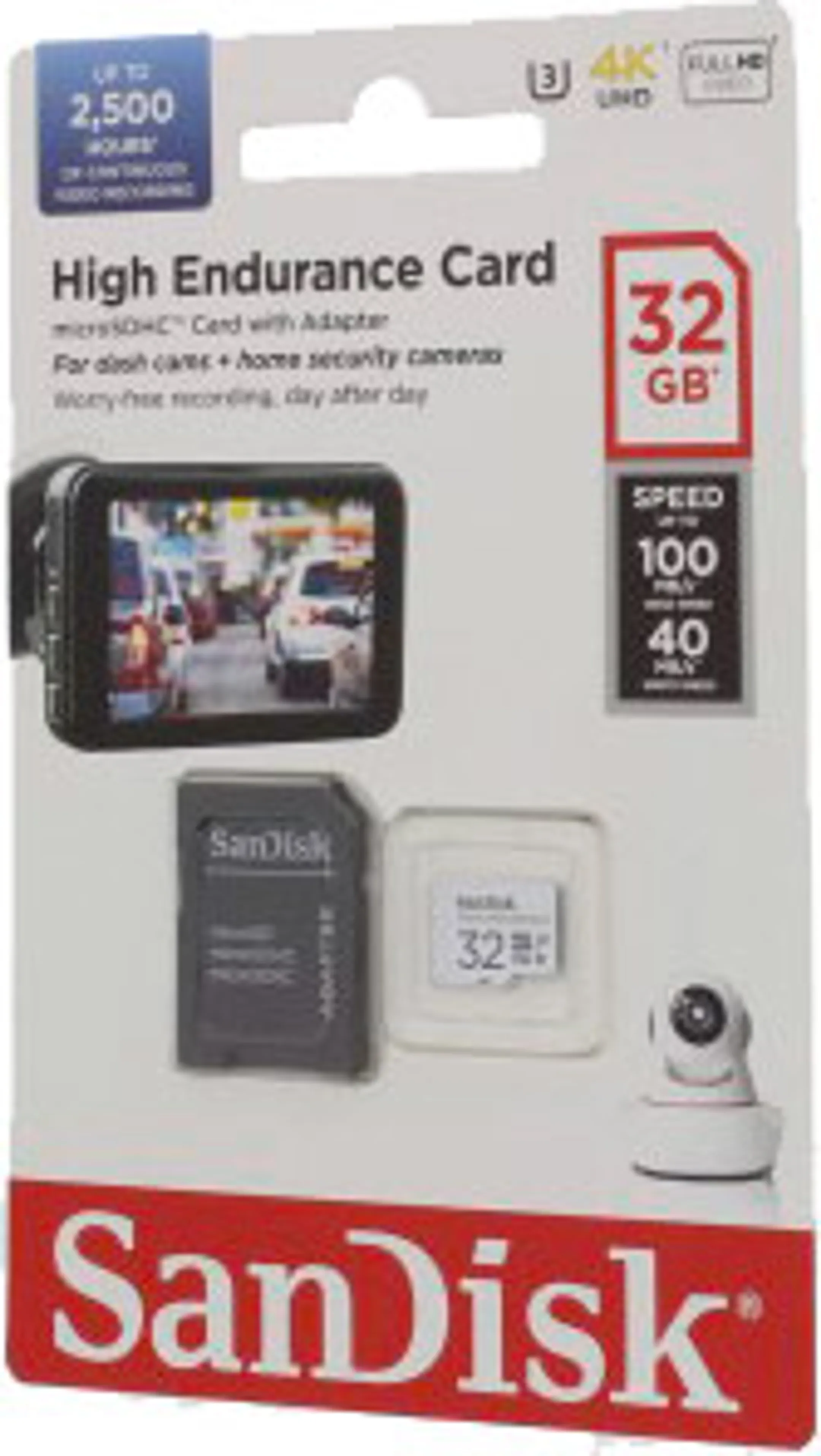 Sandisk High Endurance micro SDHC - 32 Go image