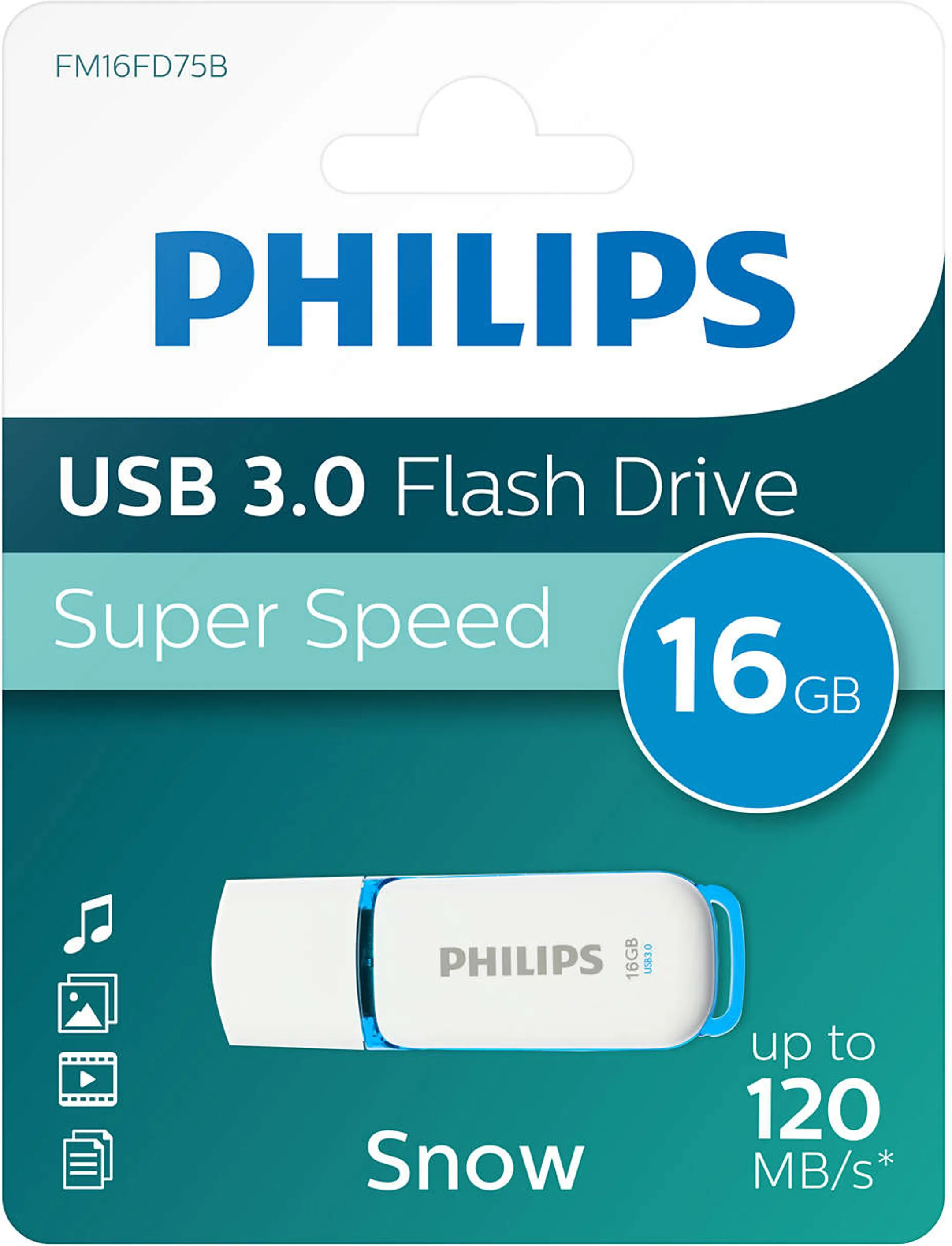 Philips Snow USB 3.0 FM16FD75B/10 - 16 GB image