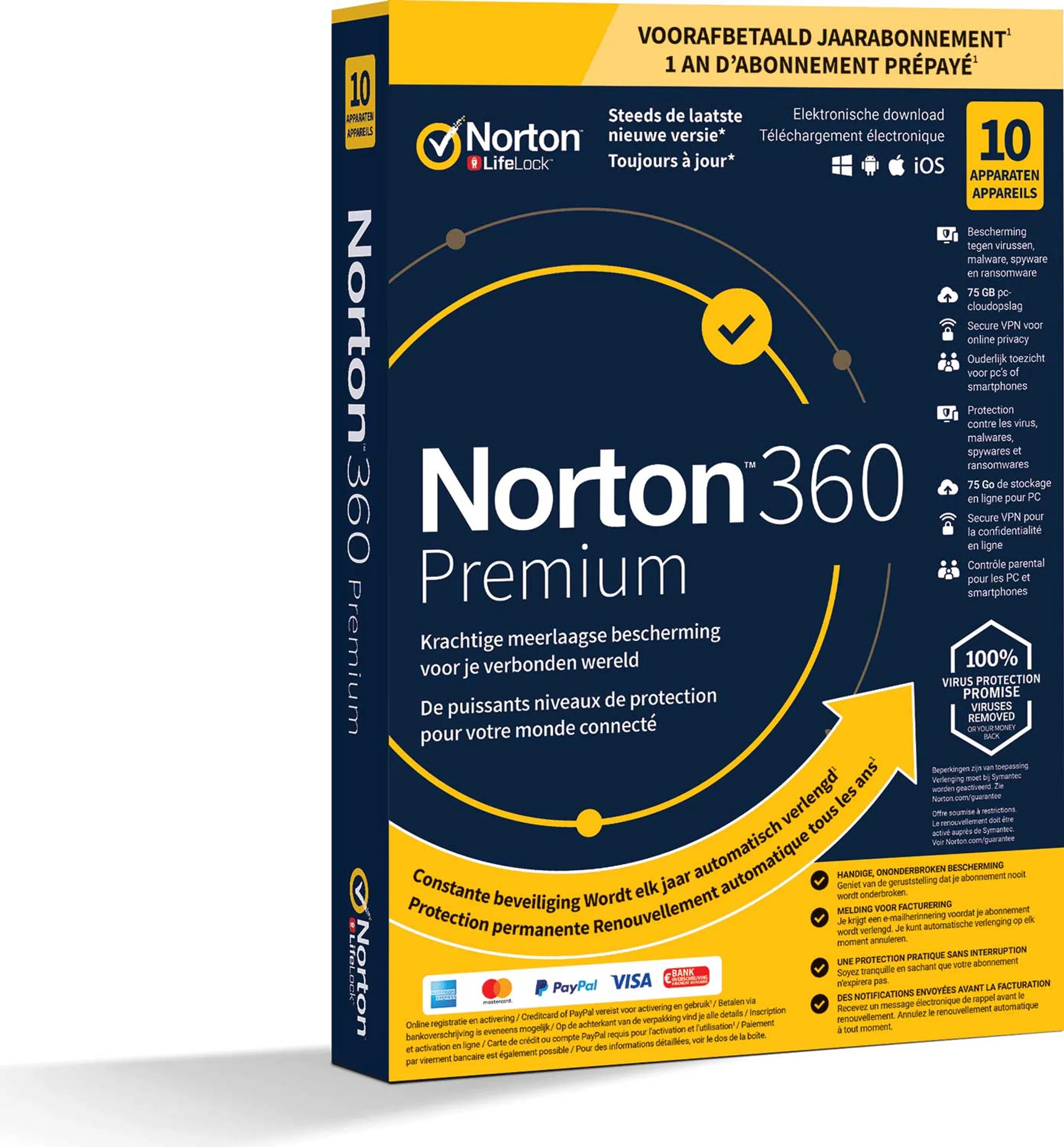 Norton 360™ Premium - 10 toestellen