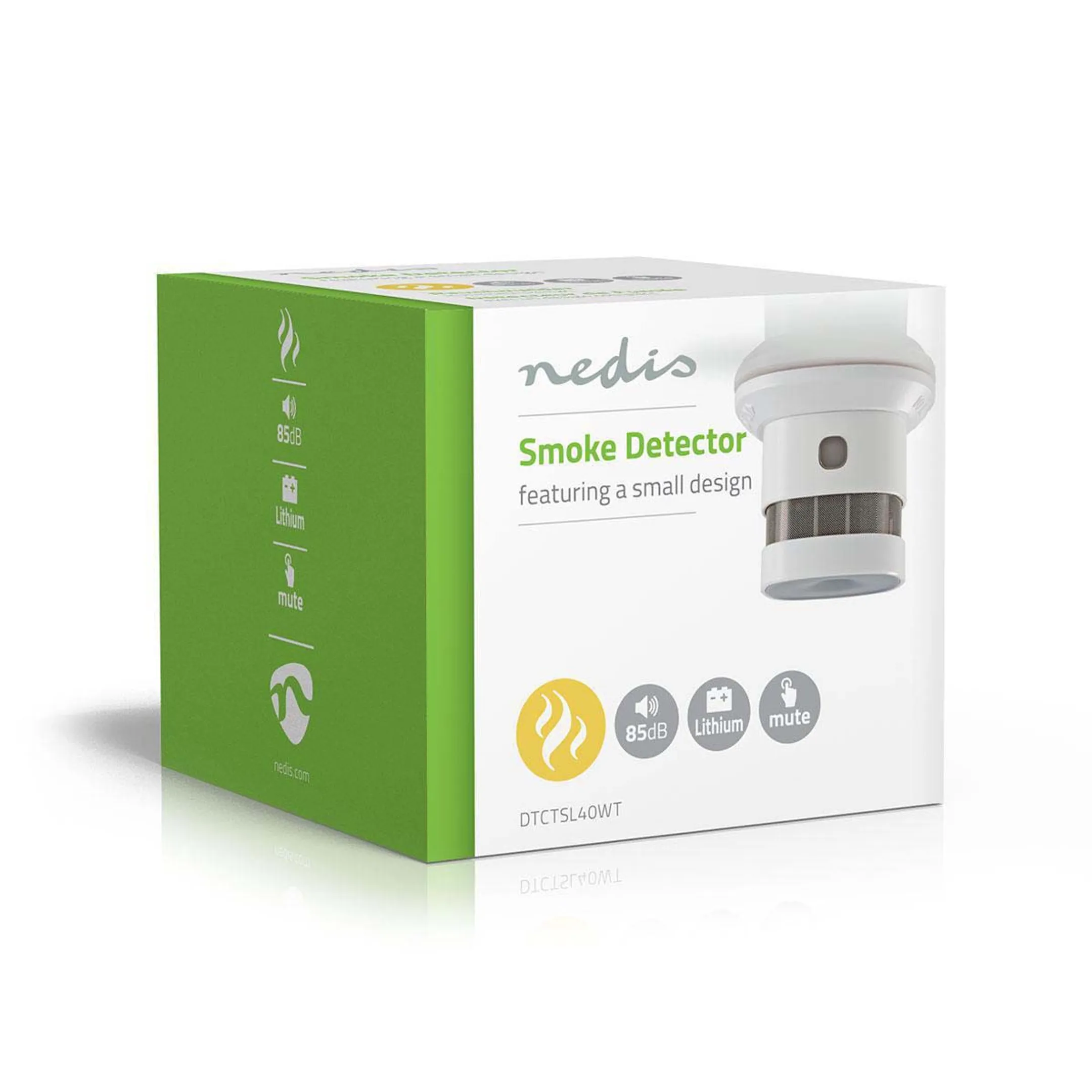 Nedis Détecteur de fumée - DTCTSL40WT image