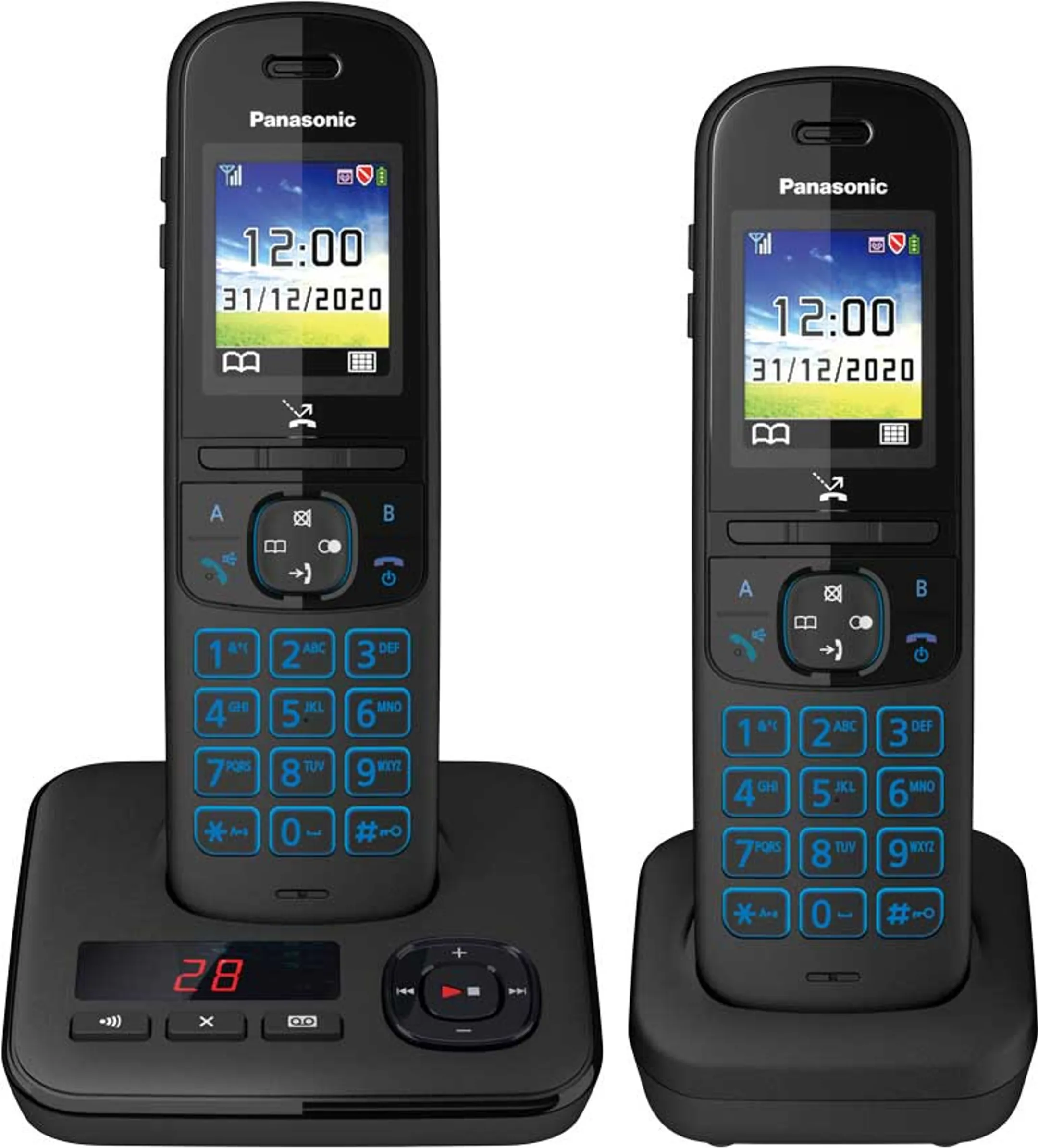 KX-TGH722 Duo Zwart