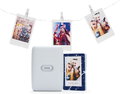Fujifilm Pack instax mini Link Ash White + album photo + pinces à photo
