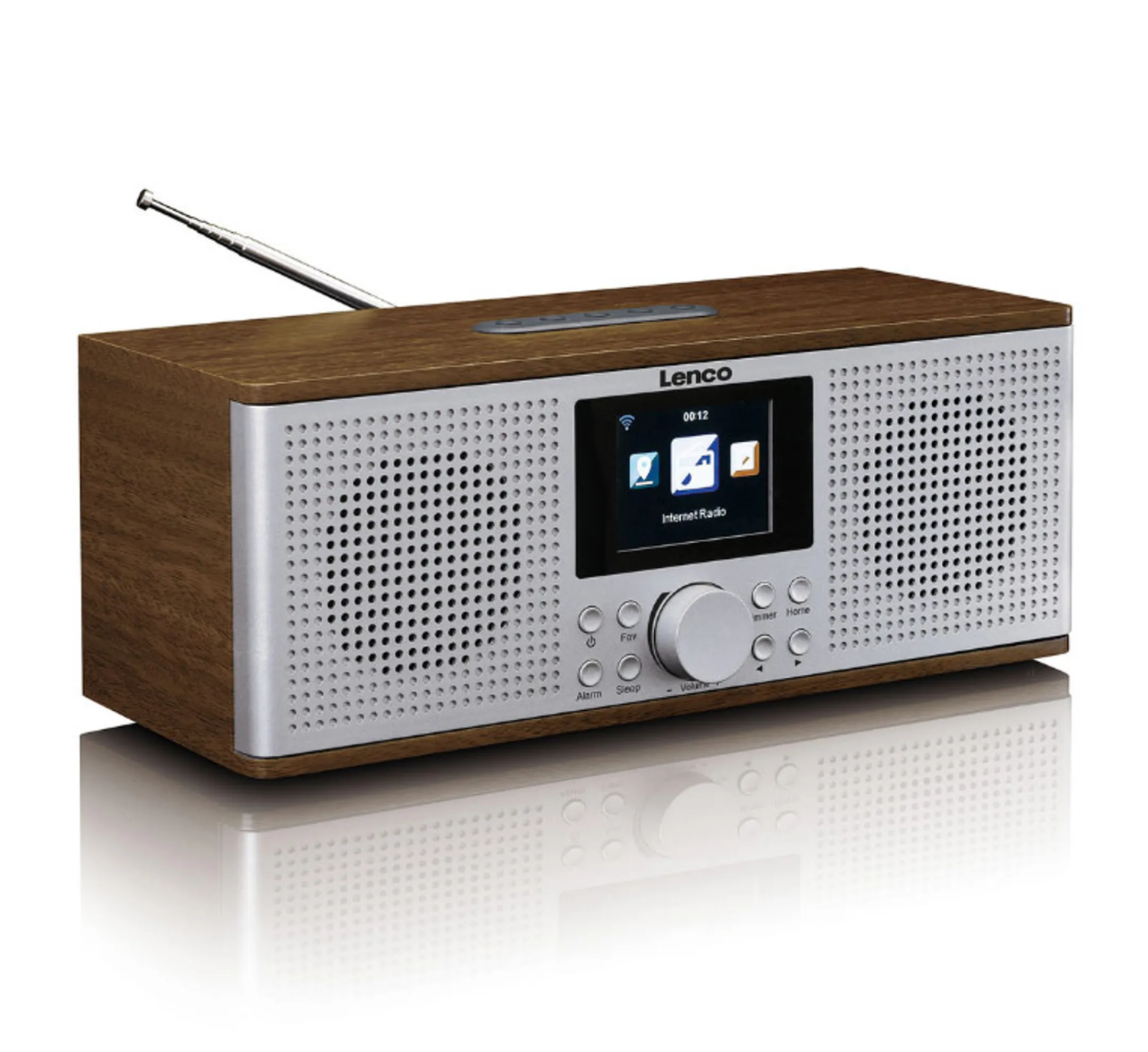 Lenco Internetradio met DAB+ - DIR-170 - Bruin image