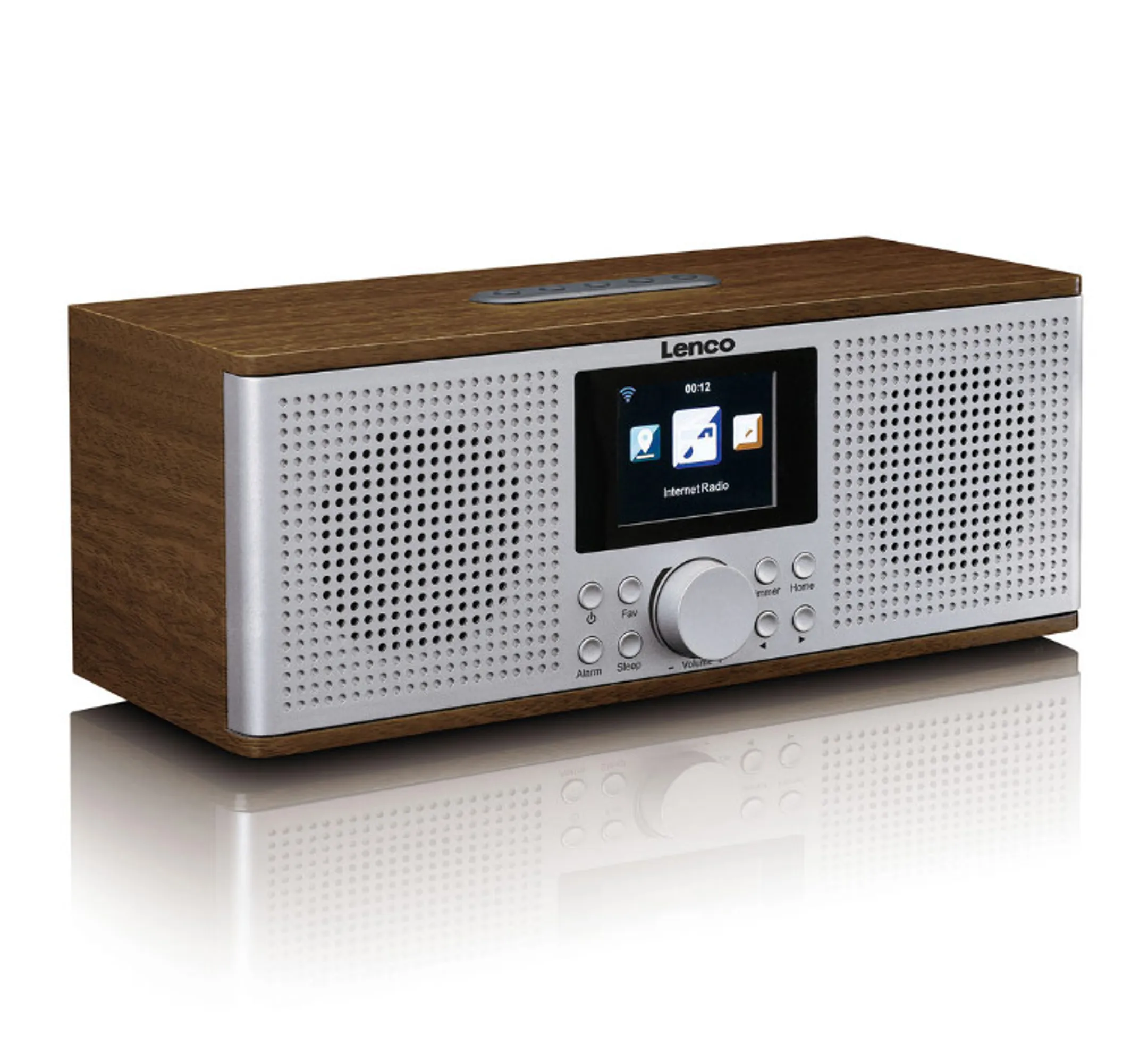 Lenco Internetradio met DAB+ - DIR-170 - Bruin image