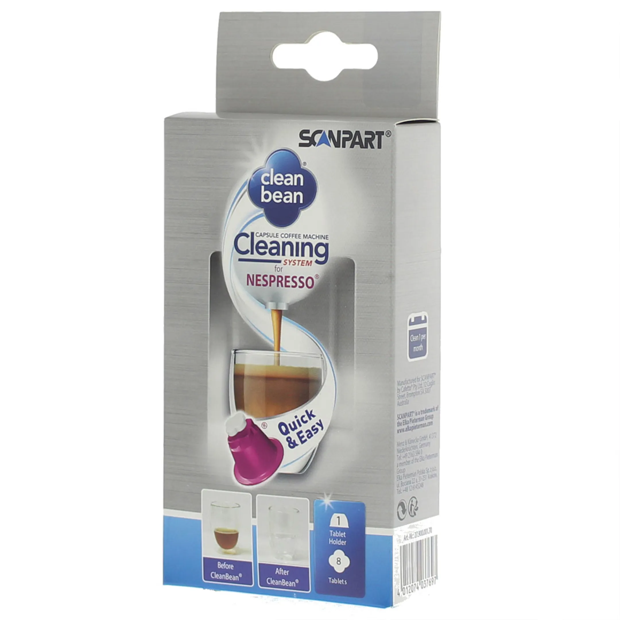 CleanBean kit de nettoyage Nespresso