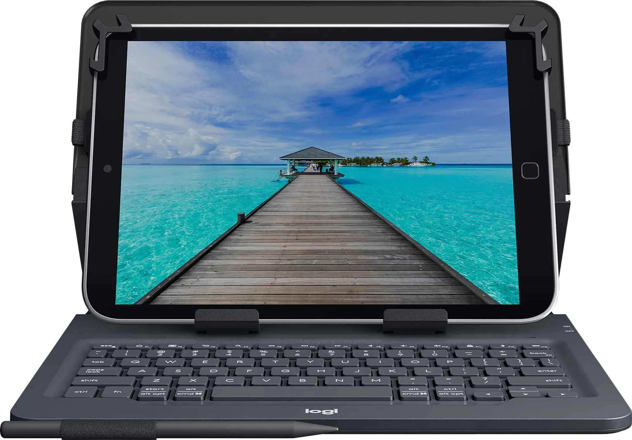 Toetsenbordcover voor 9 à 10" tablets - Zwart