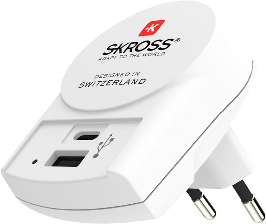 Chargeur USB Europe - 2 ports - USB Type C