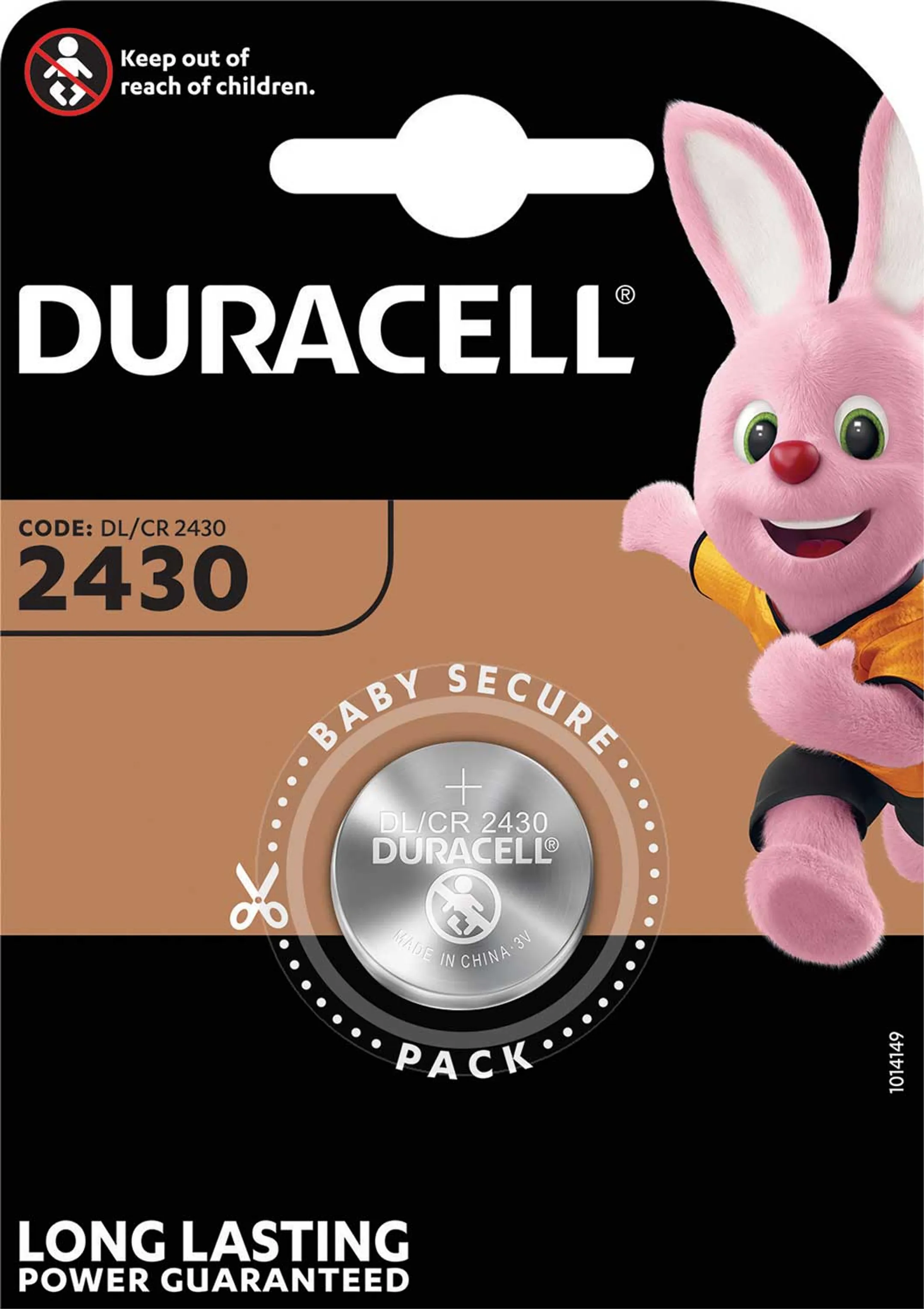 Duracell Pile bouton lithium CR2430 - 1 pièce image