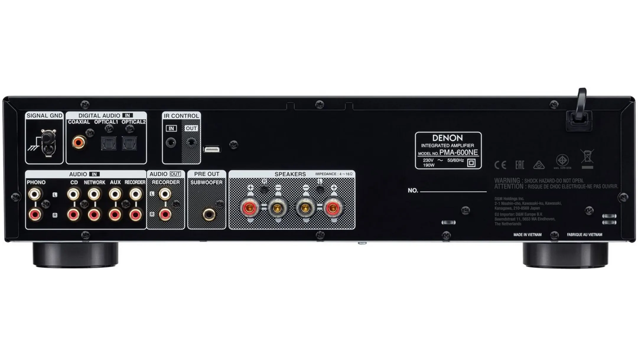 Denon HiFi PMA-600NE versterker - Zwart image