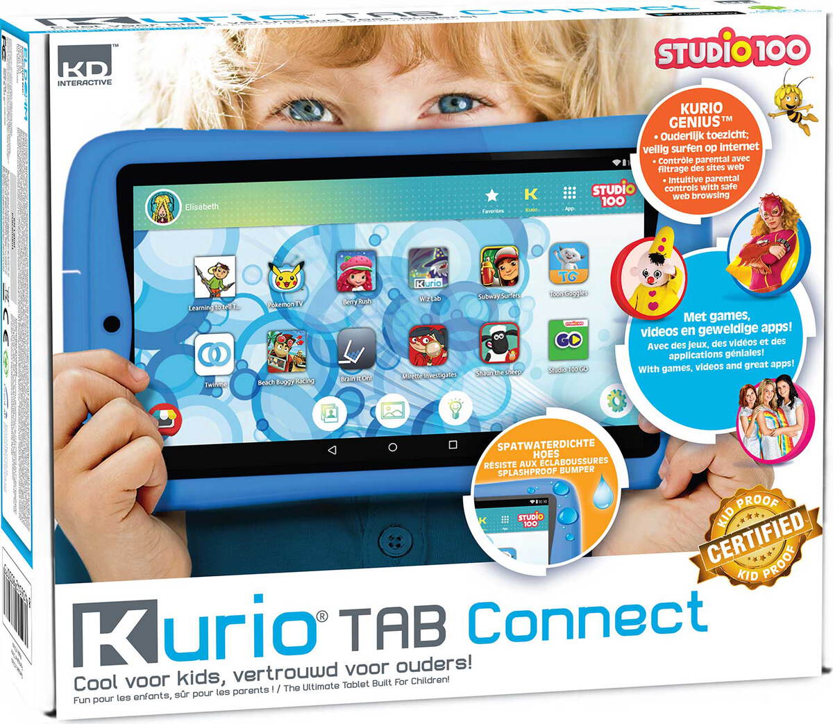 Kurio Tab Connect WiFi 16 GB Blauw Studio 100editie