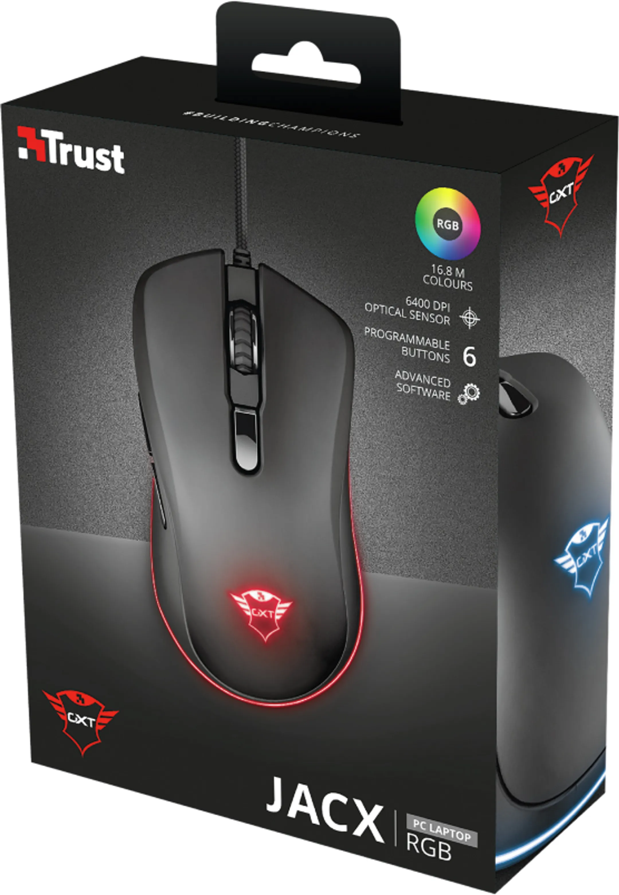 Trust GXT 930 Jacx gaming muis image