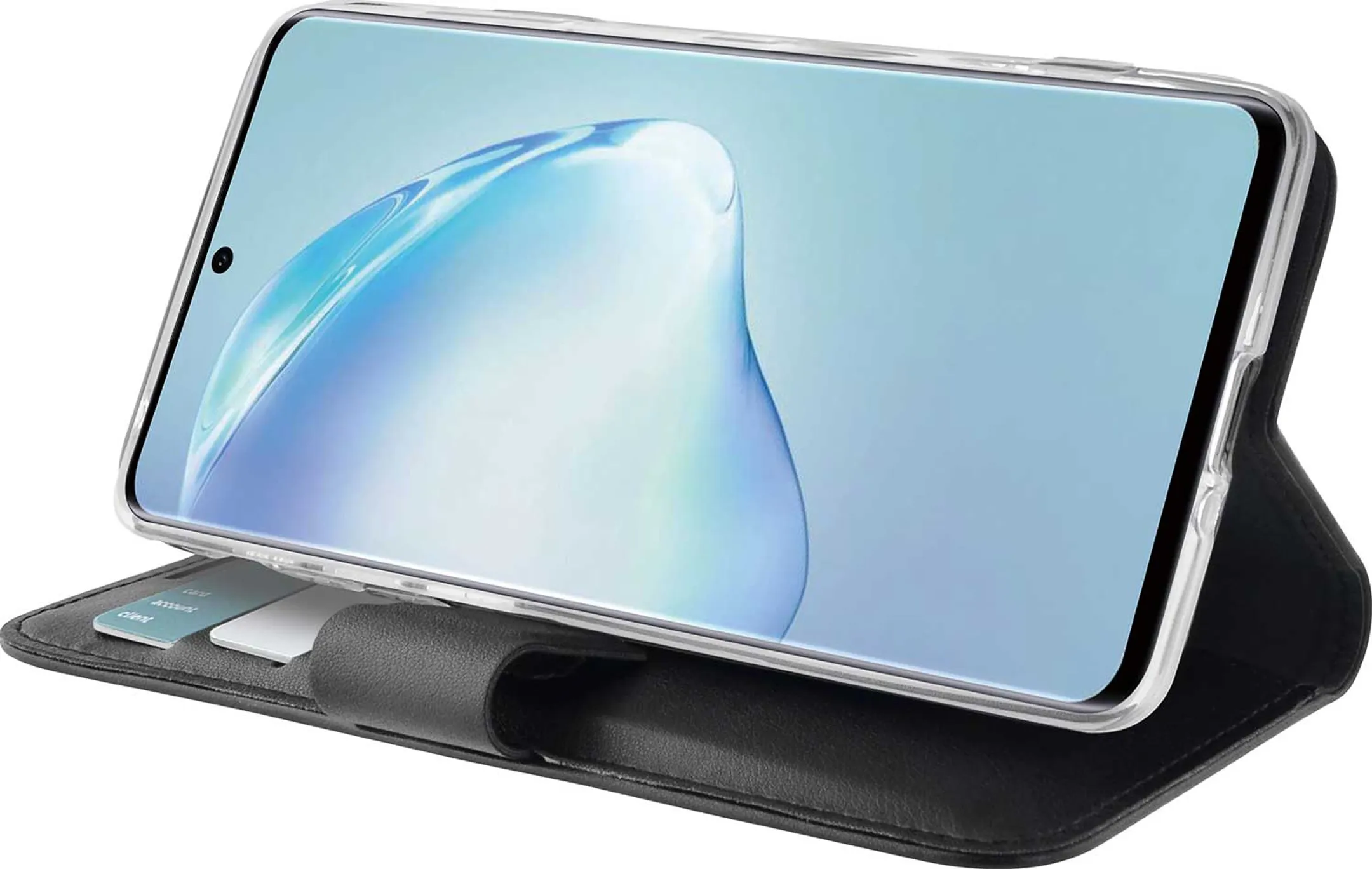 Azuri Étui portefeuille pour Galaxy S20+ - Noir image