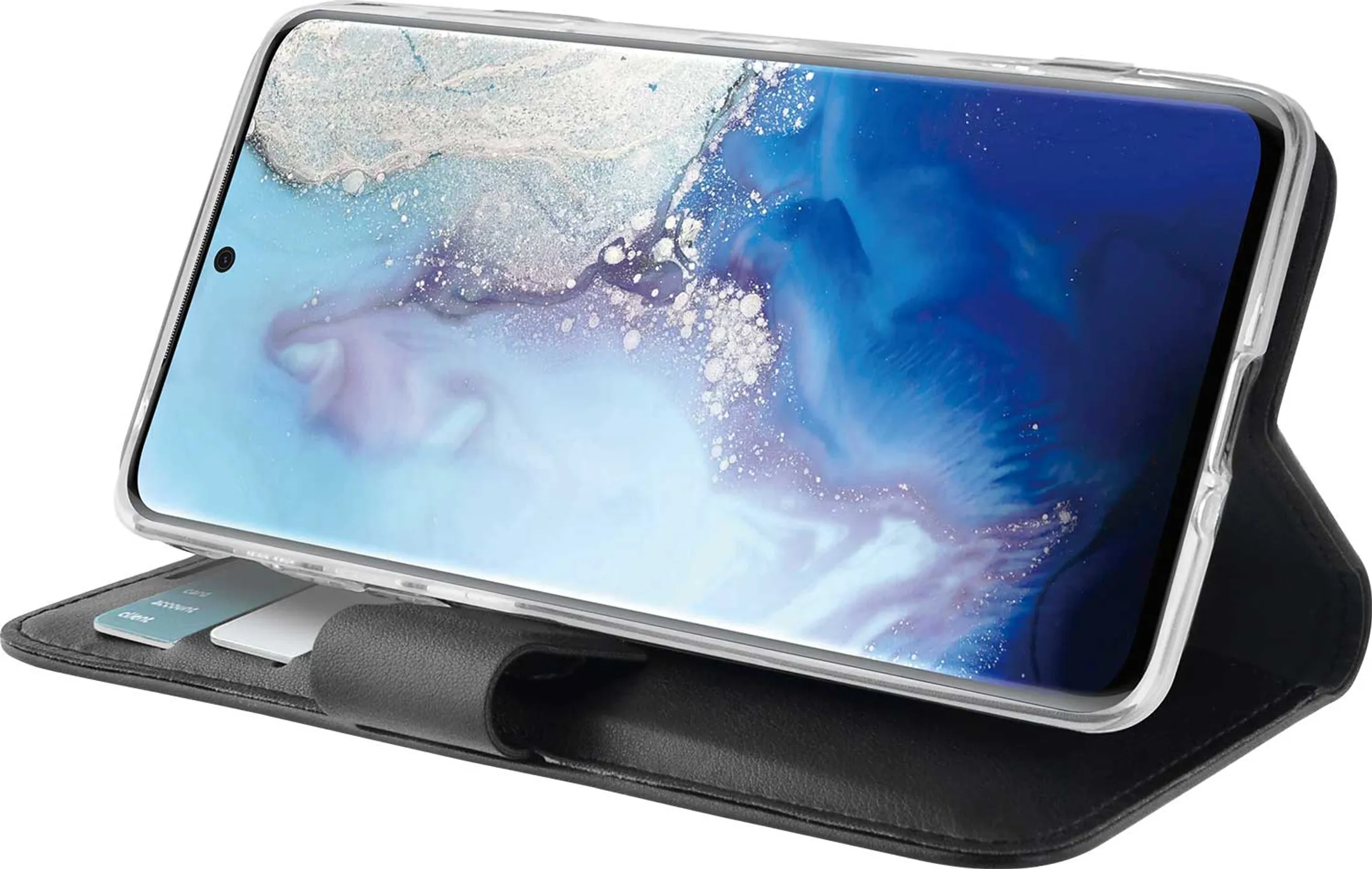 Azuri Walletcover voor Galaxy S20 Ultra - Zwart image
