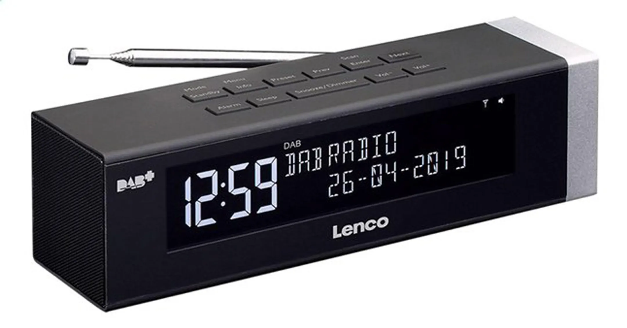 Lenco Stereo DAB+ wekkerradio - CR-630BK image