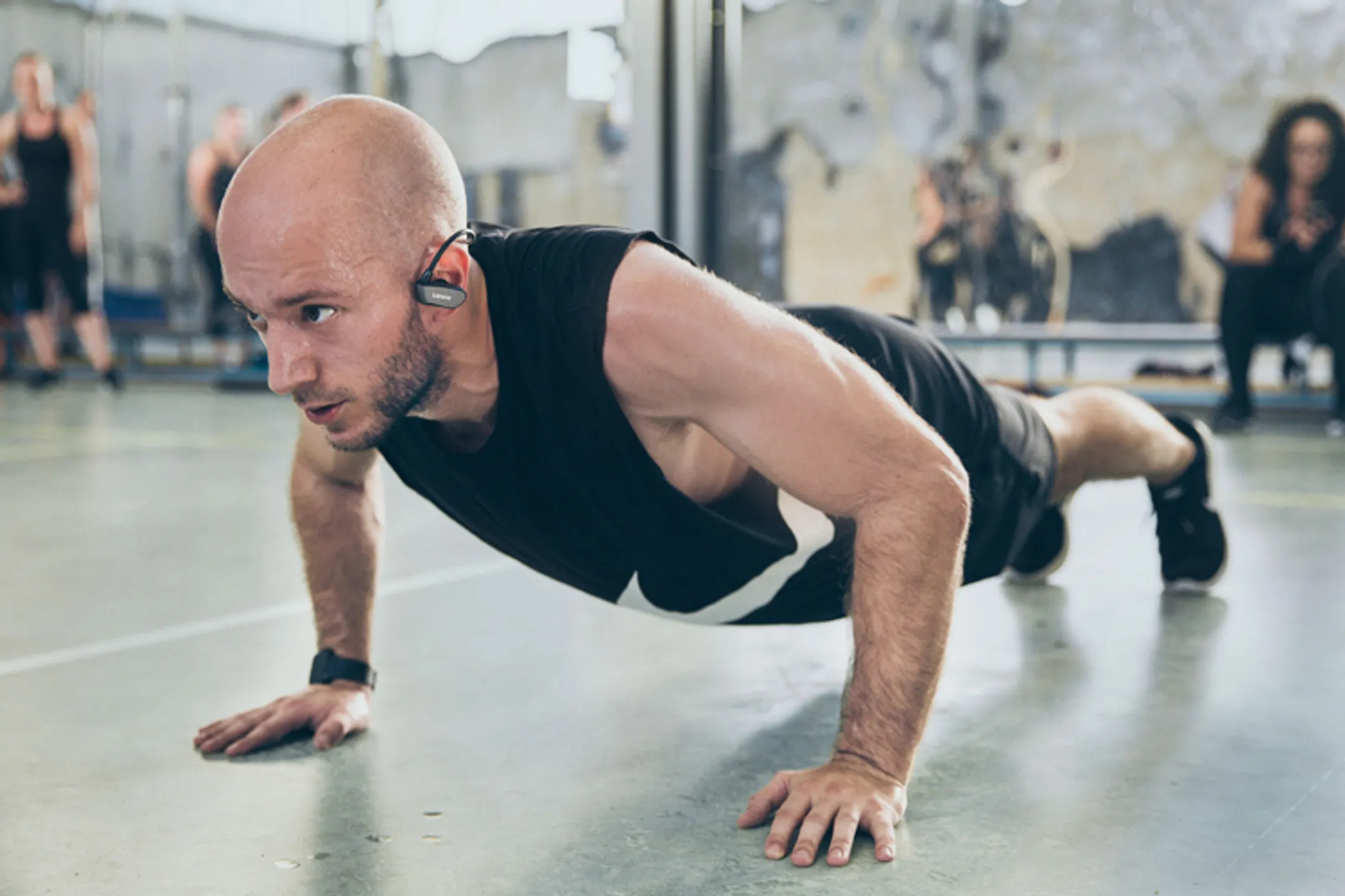 Lenco Écouteurs de sport Bluetooth avec lecteur MP3 - BTX-860BK - 8 Go image