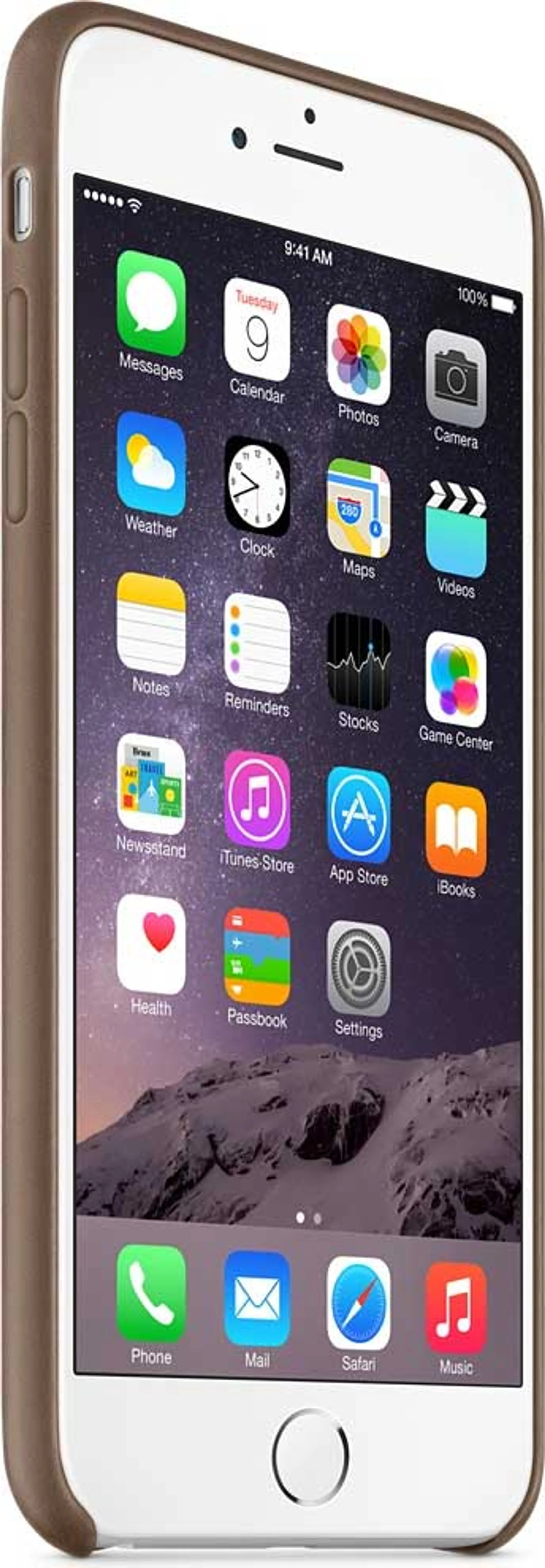 Apple Backcover voor iPhone 6s Plus - Bruin image