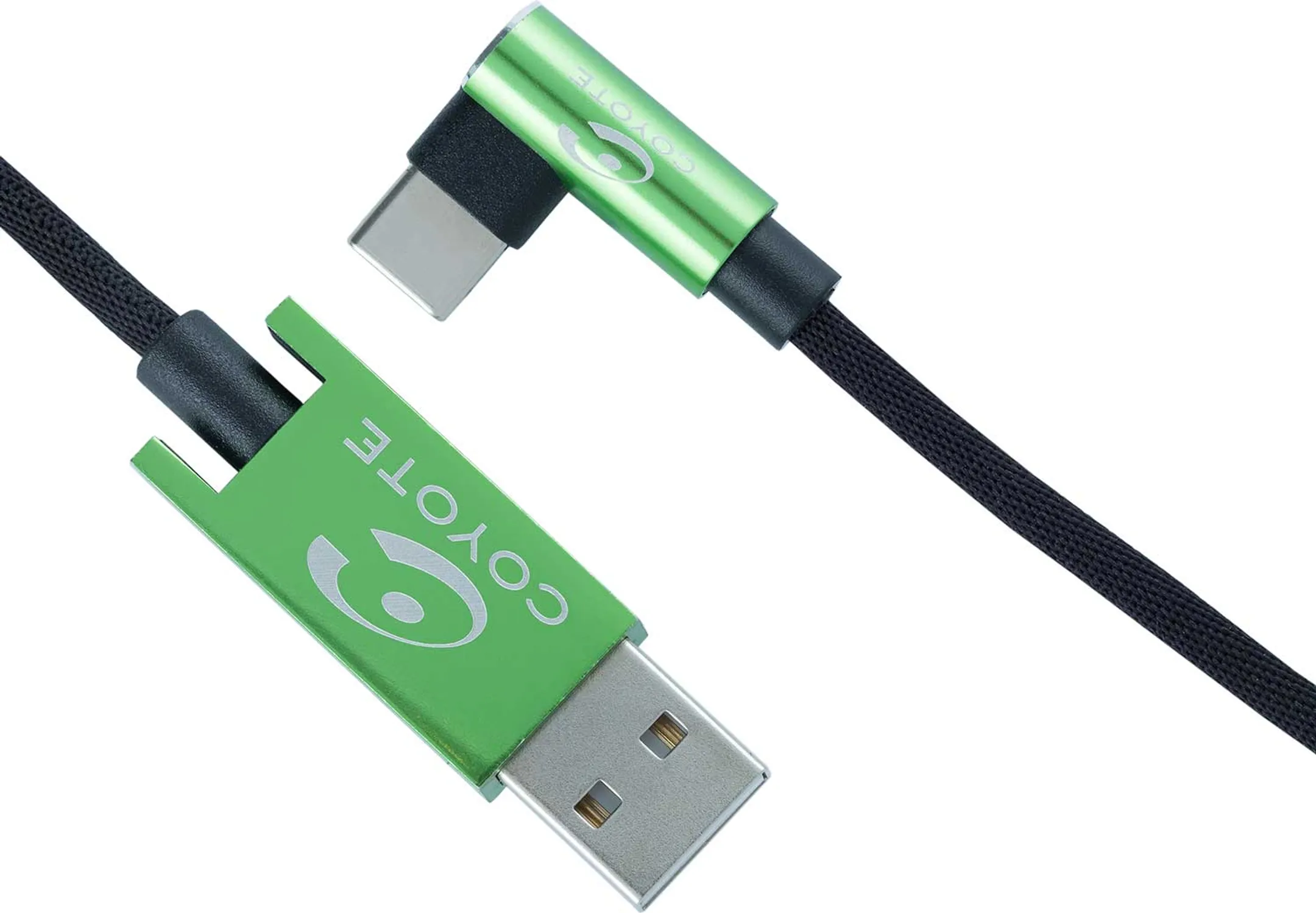 Coyote Gebogen USB naar USB C-data- en laadkabel voor Coyote UP - 1,2 m. image