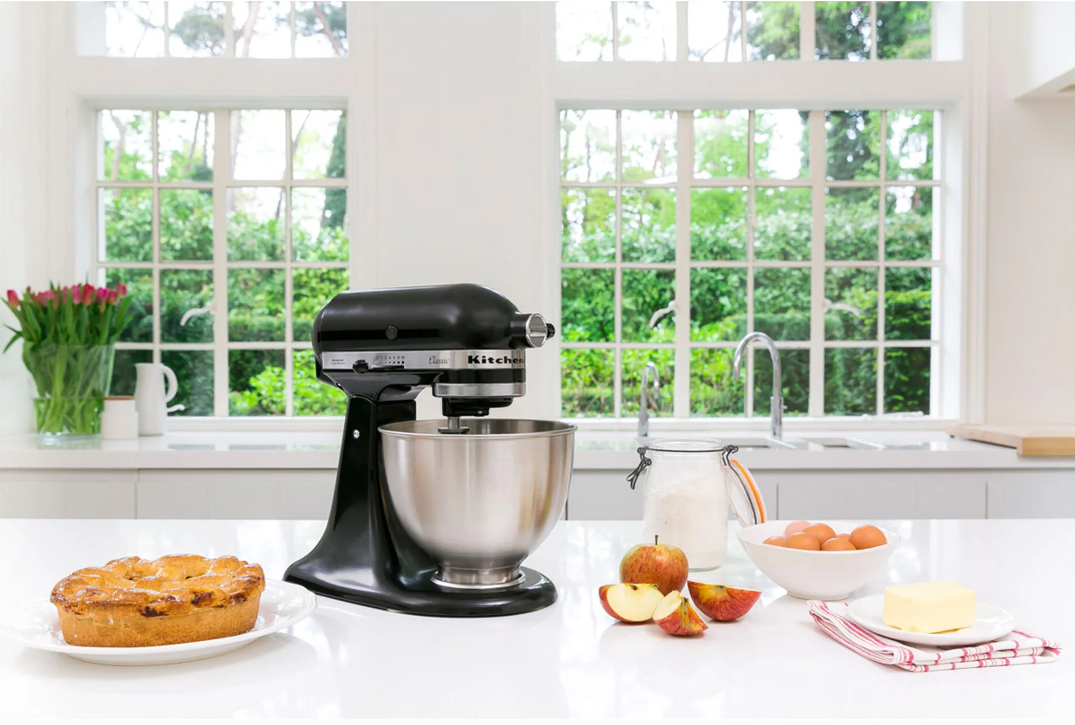 KitchenAid Keukenrobot 5K45SSEOB + Foodprocessor 5KFP0719EOB image