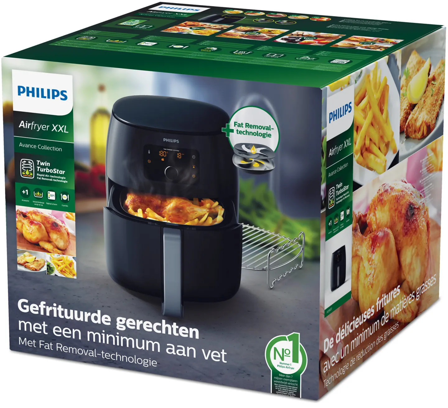 Philips Airfryer XXL Premium HD9651/90 Bestel nu, in huis