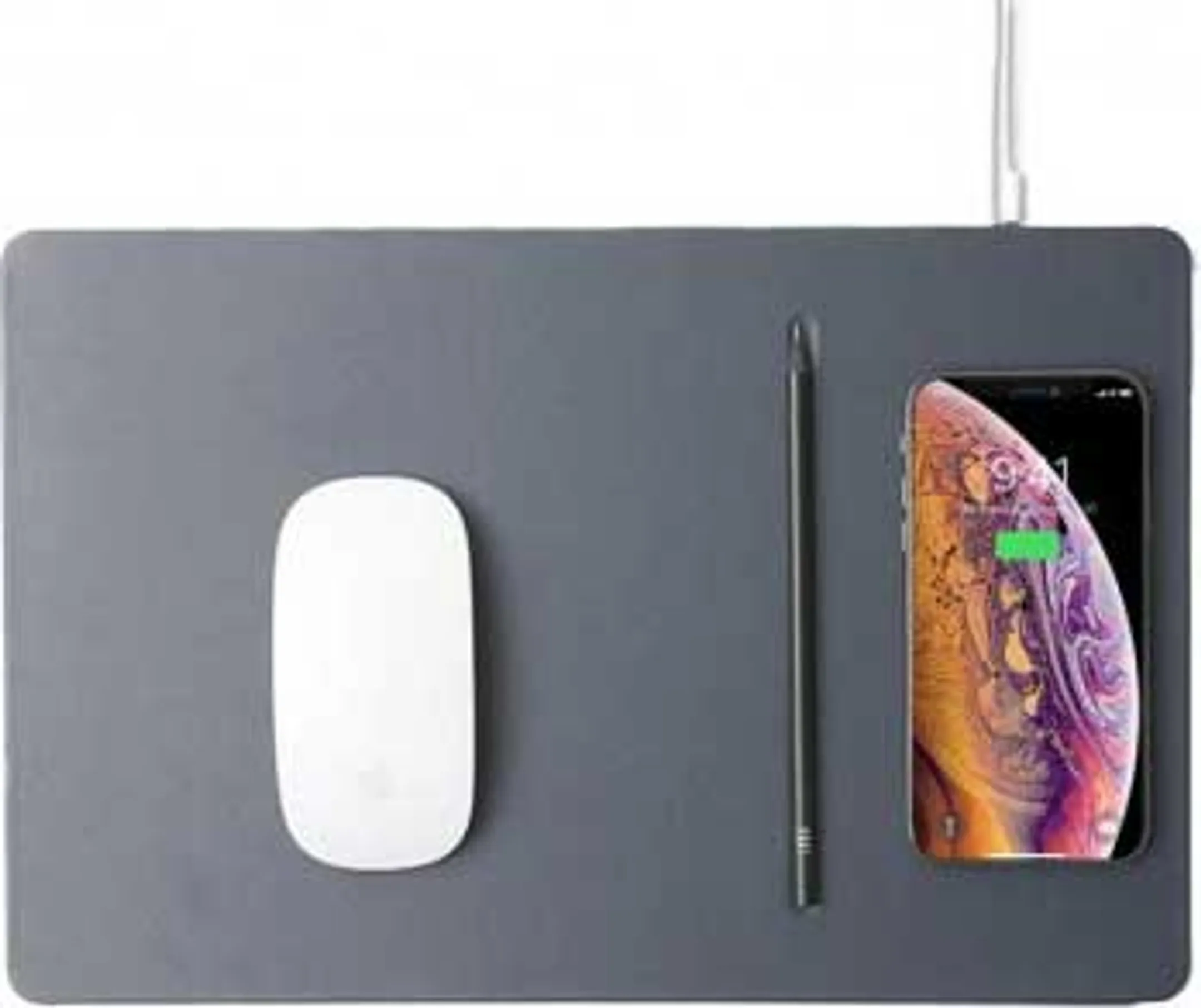 Pout HANDS3 Pro Combo + fast charging muismat - Grijs image