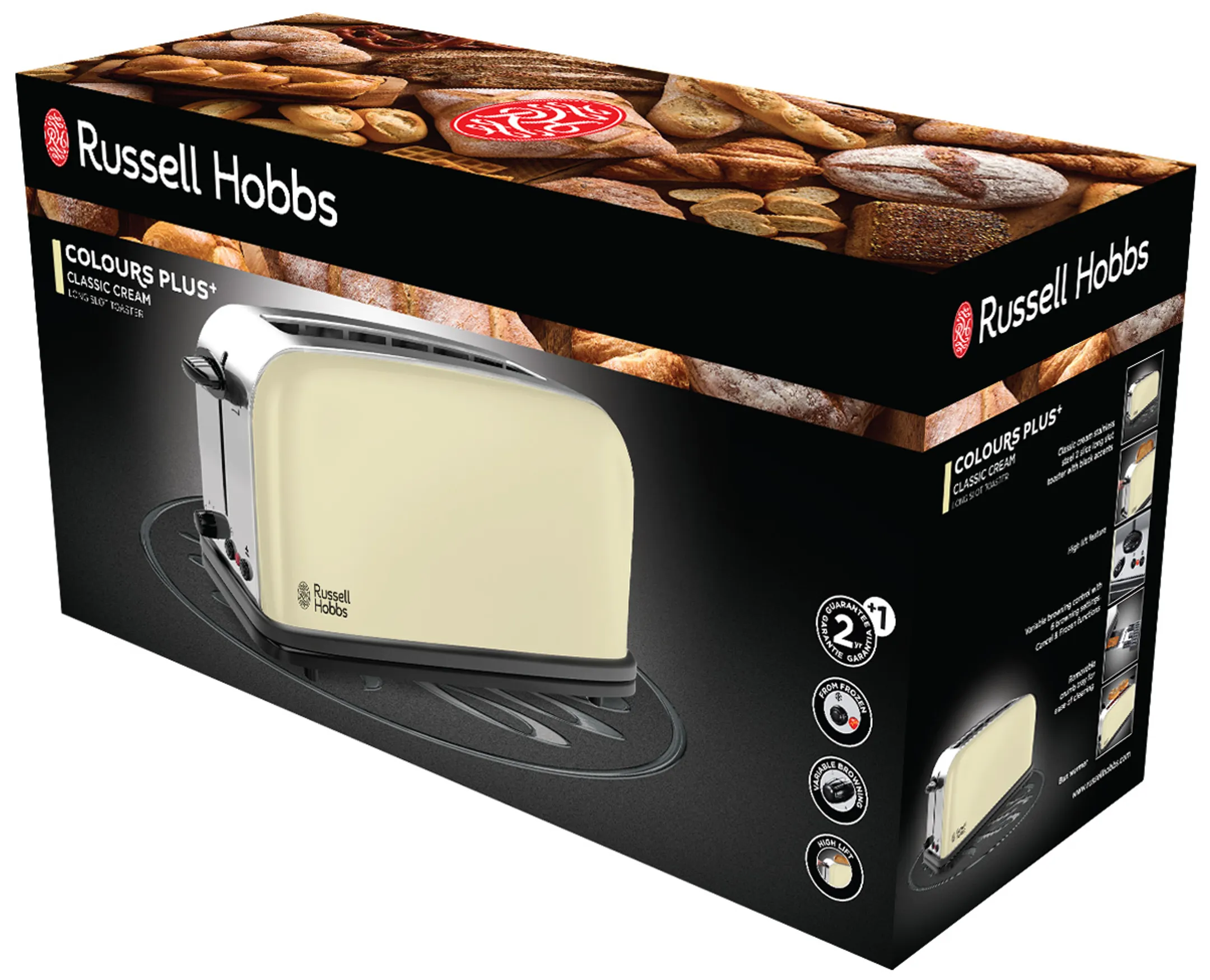 Russell Hobbs Broodrooster Colours Plus+ Long Slot 21395-56 image