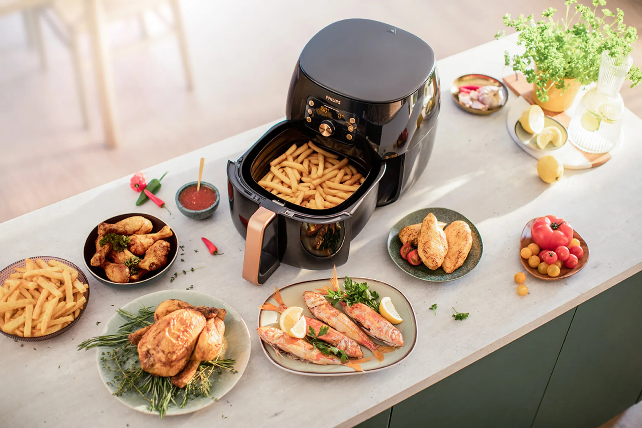Philips Airfryer SS Premium HD9867/90 Smart Sensing image