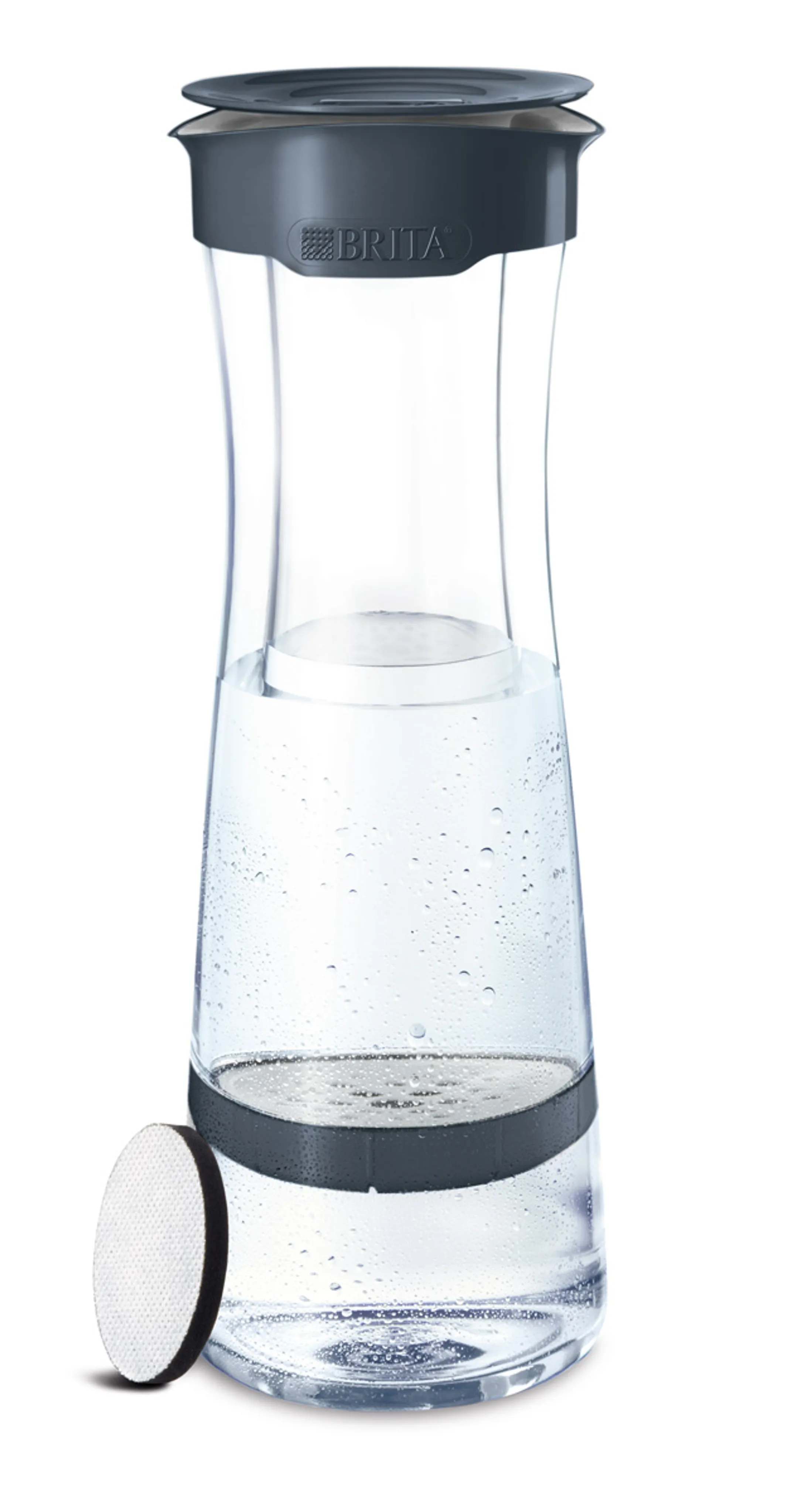 Bouteille d'eau filtrante fresh black