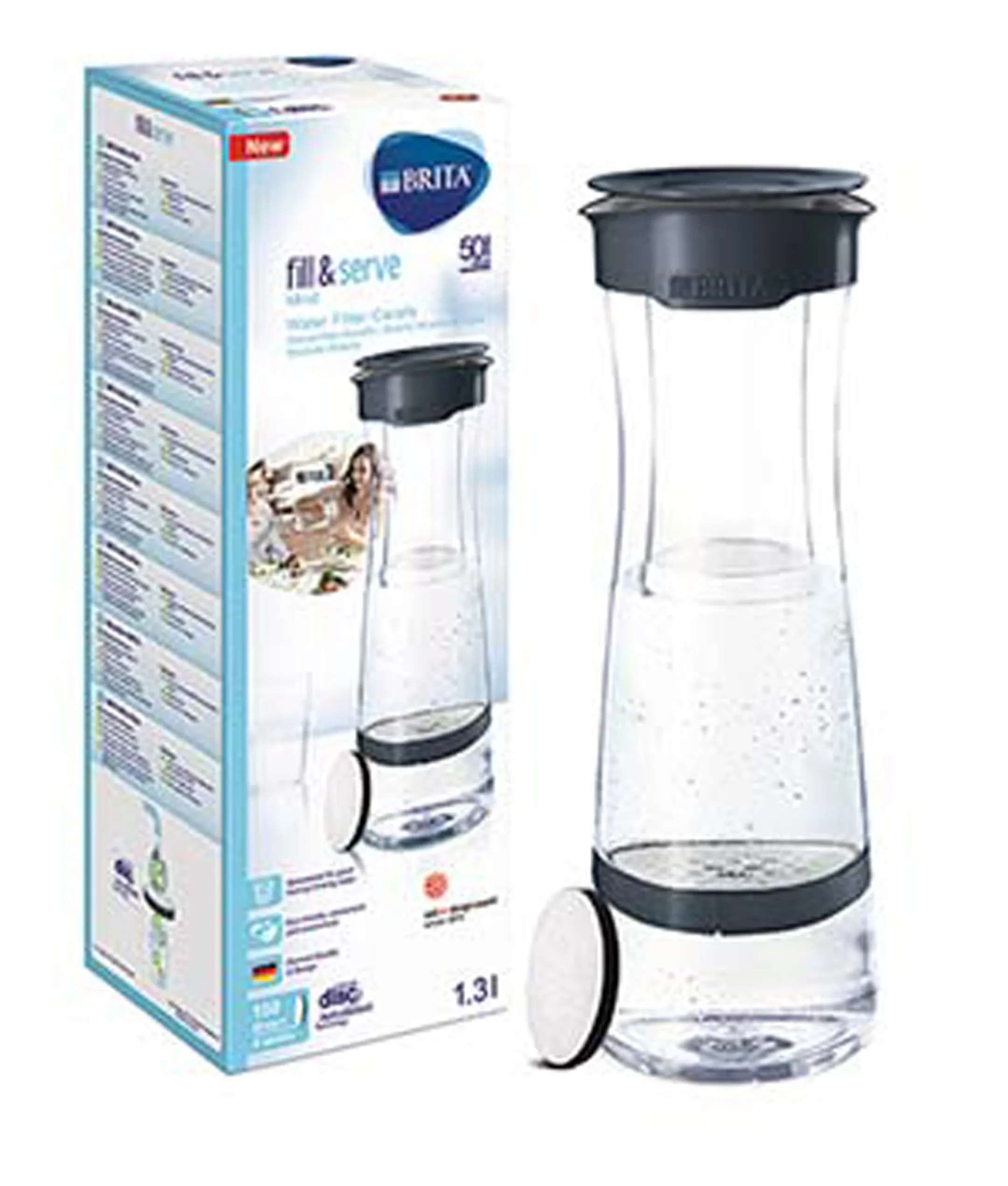 Brita Bouteille d'eau filtrante fresh black image