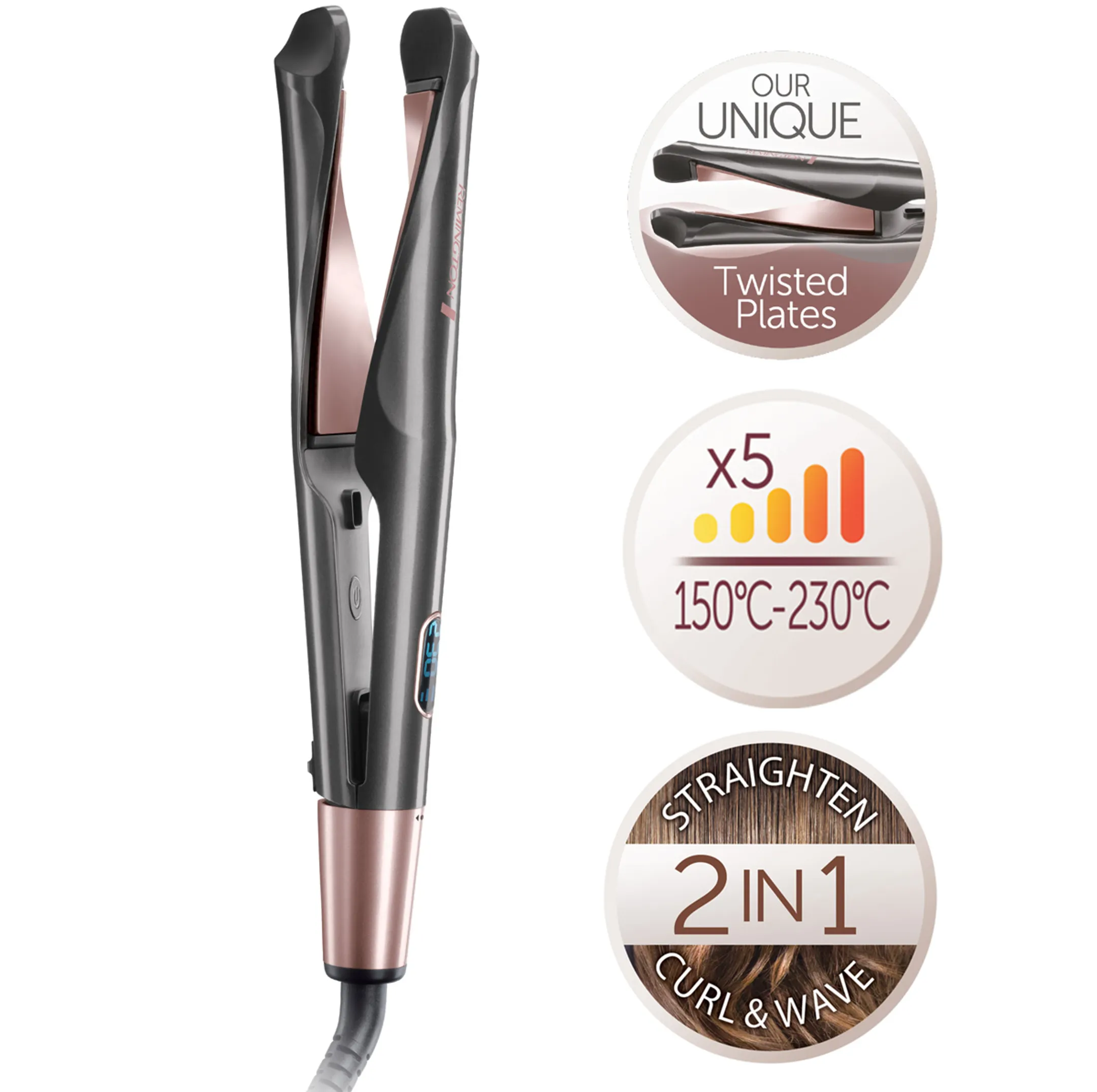 Remington Lisseur Curl & Straight Confidence S6606 image