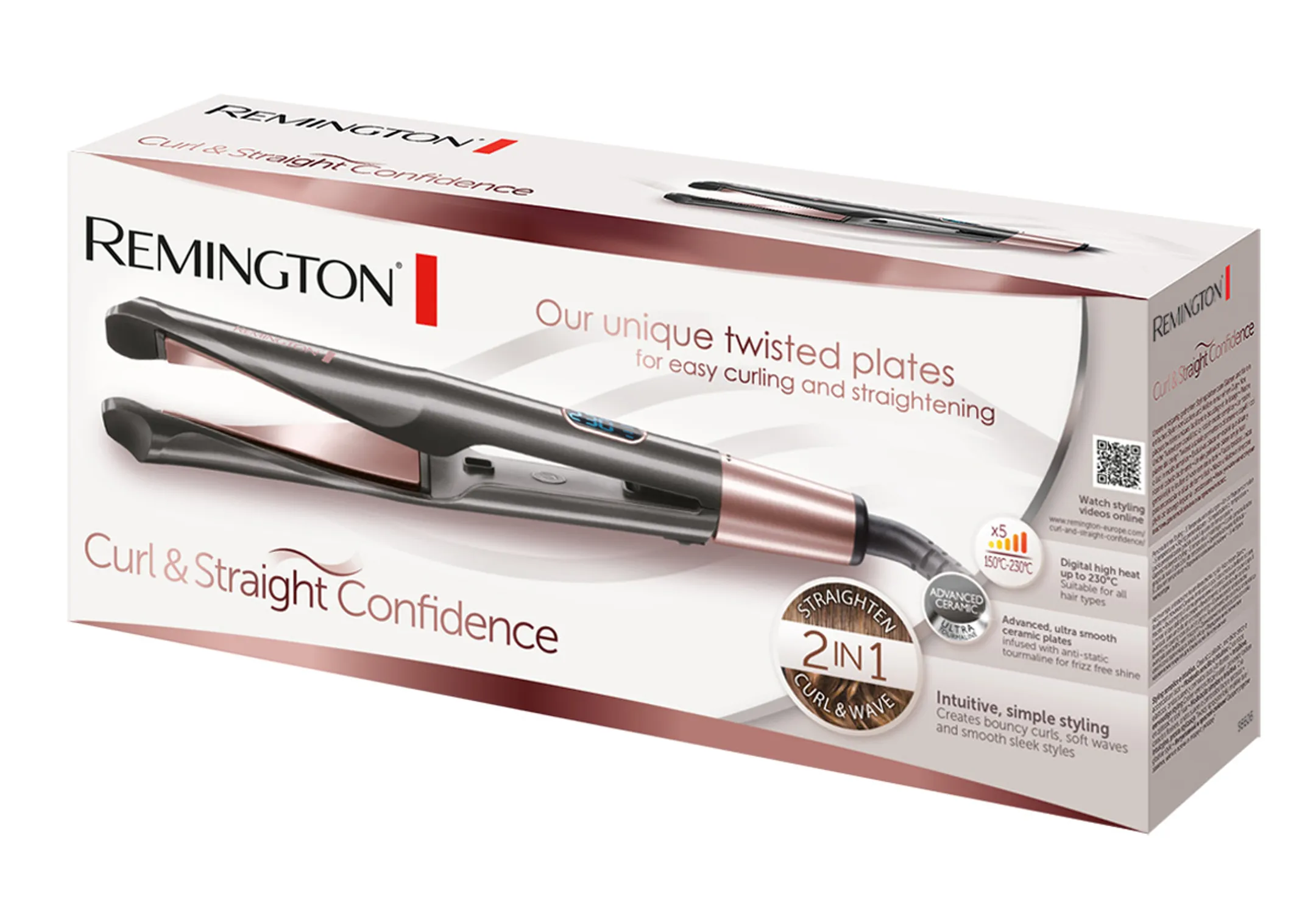 Remington Lisseur Curl & Straight Confidence S6606 image