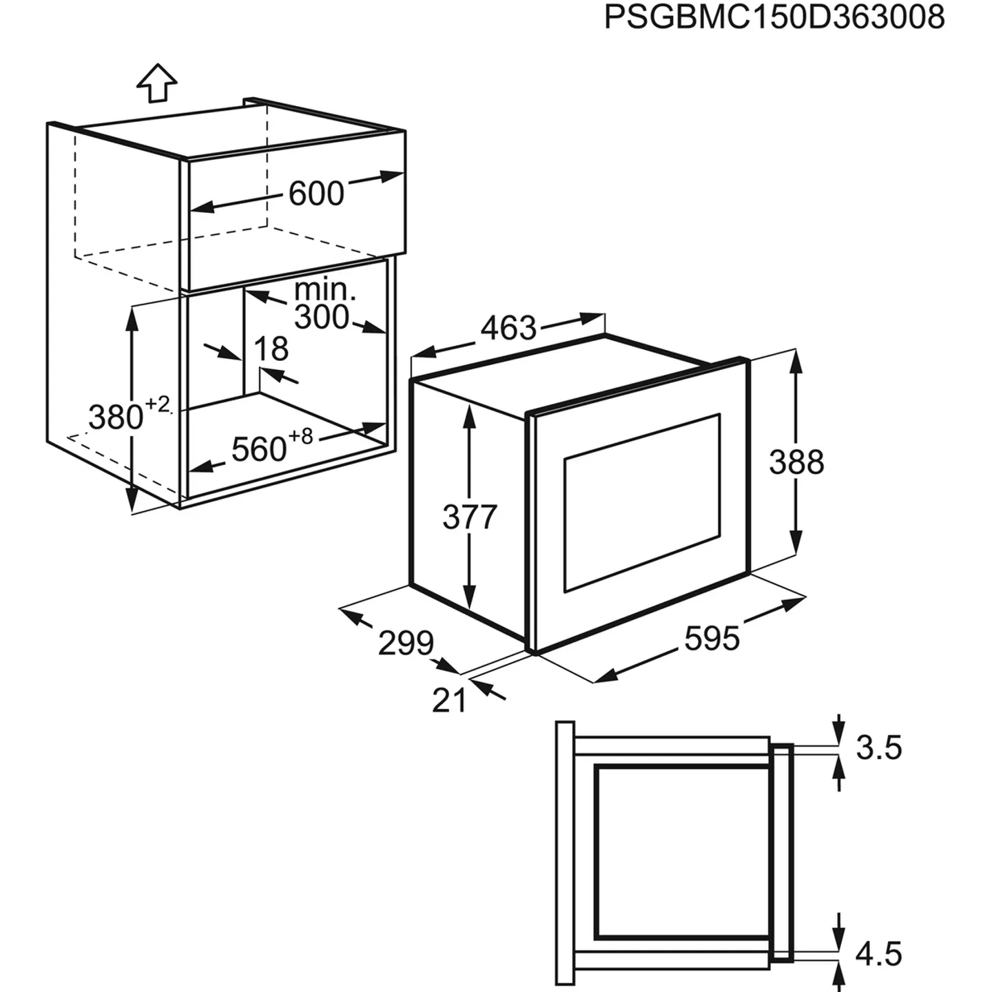 Zanussi Microondes encastrable ZSM17100XA Livré demain Krëfel
