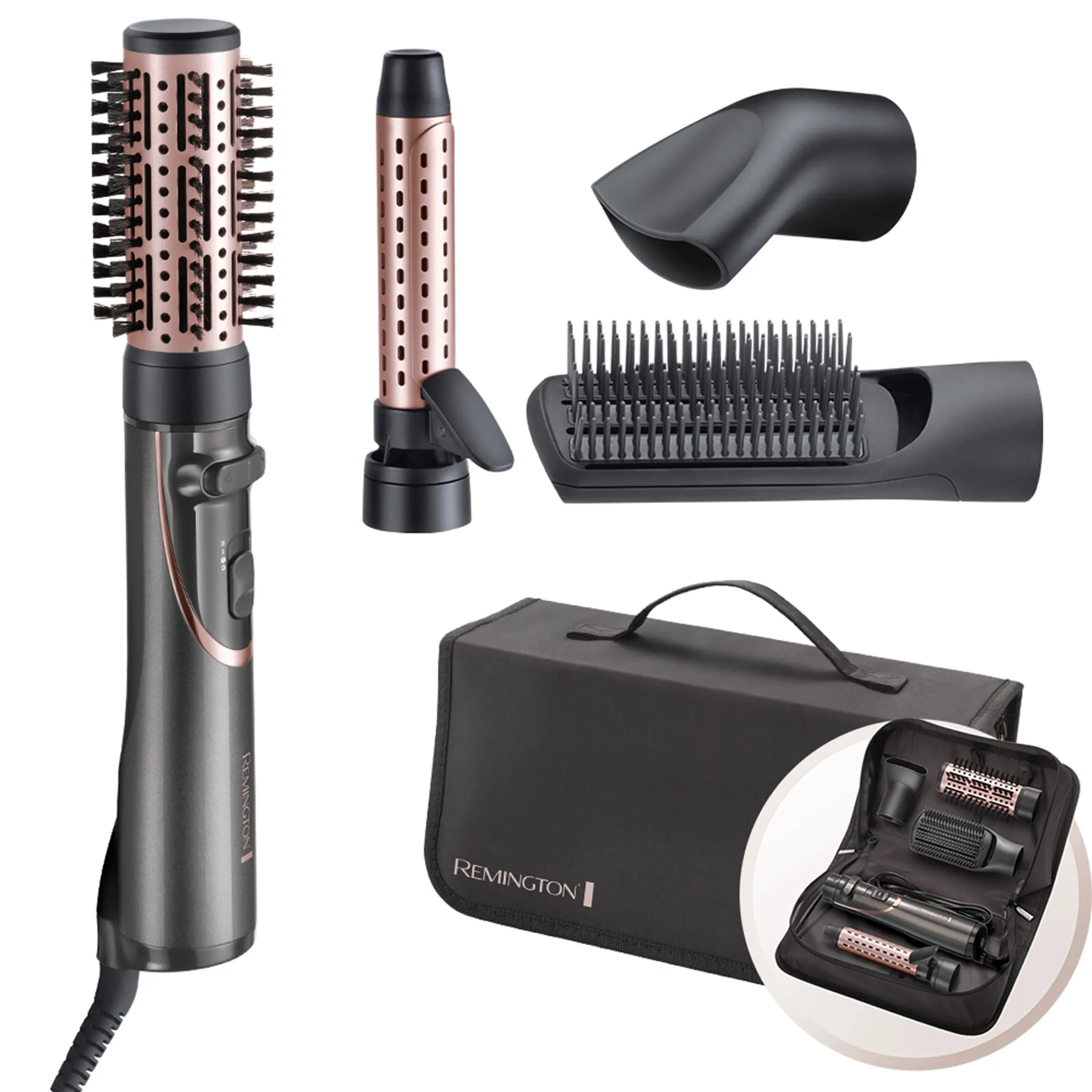 Brosse soufflante Curl & Straight Confidence AS8606