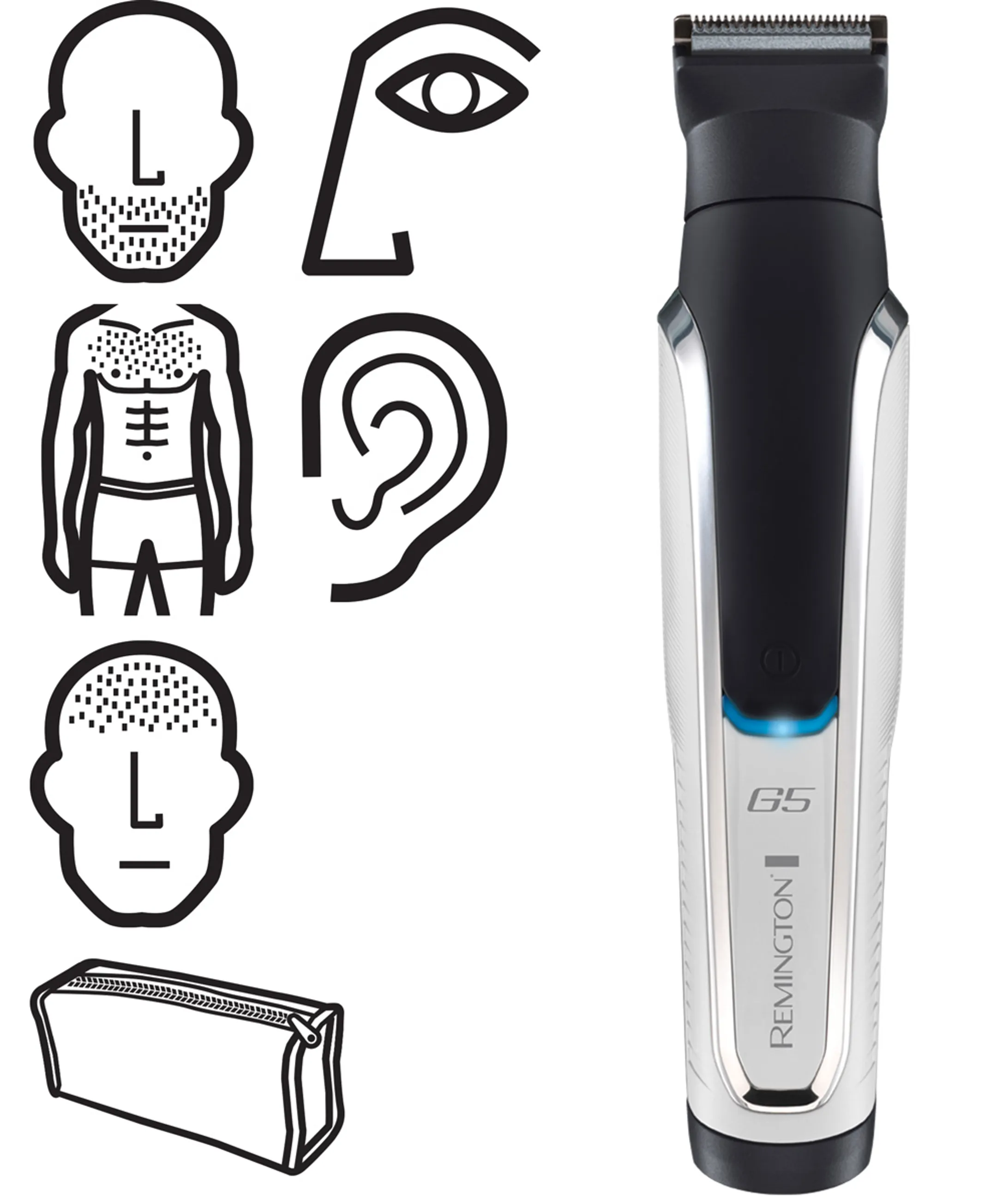 Remington Multigroom Graphite G5 Series PG5000 image