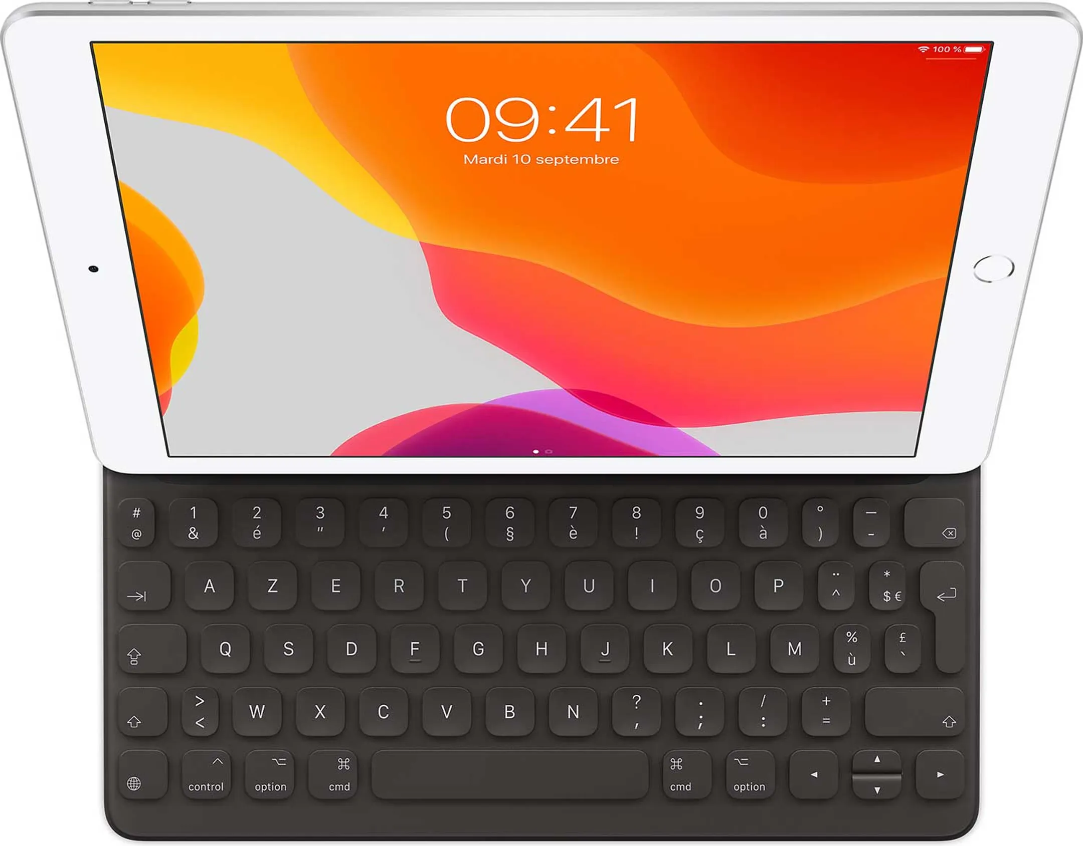 Smart toetsenbordcover voor iPad (Air) (2019) - Zwart