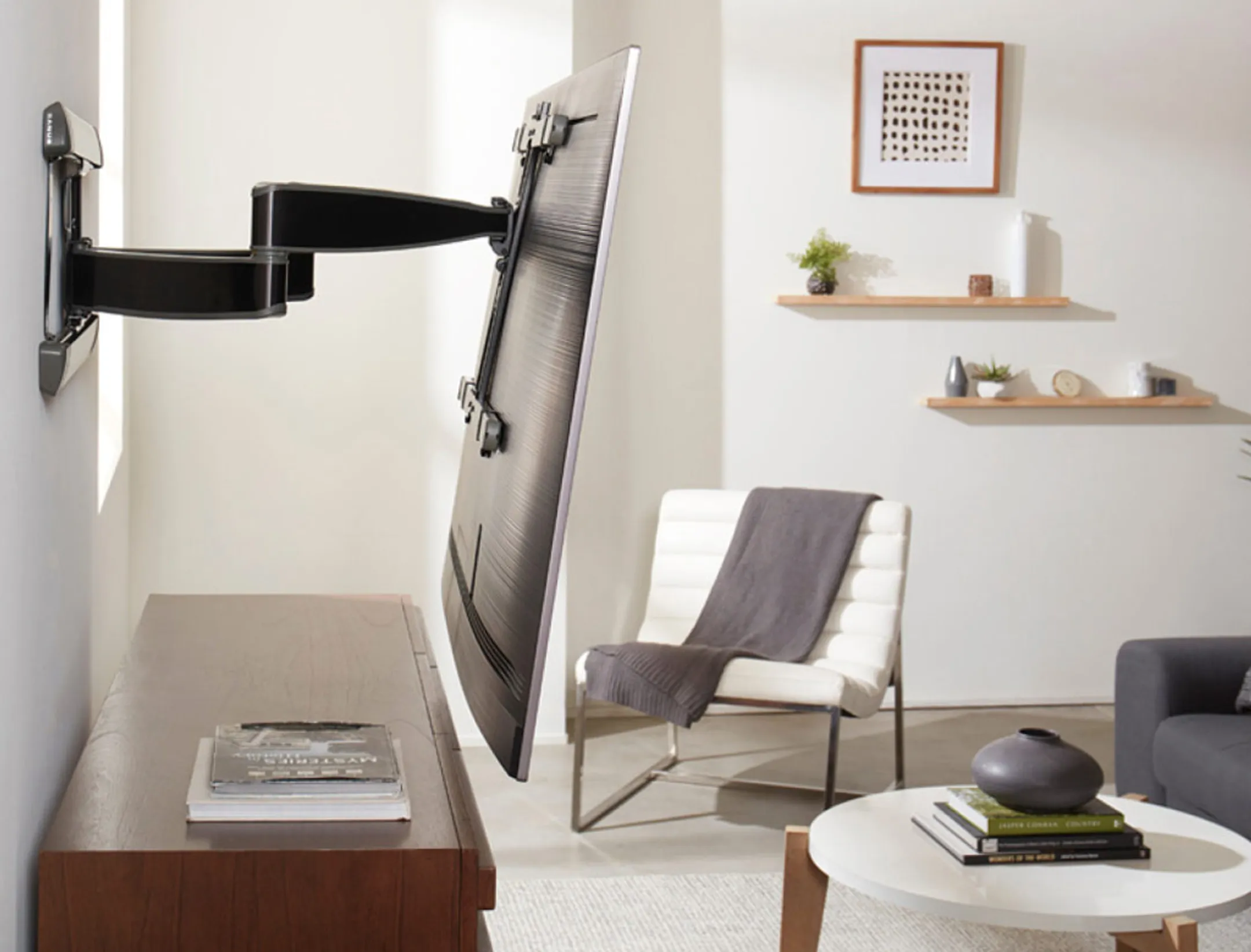 Sanus VLF728 Support TV 42-90 pouces - Mur image