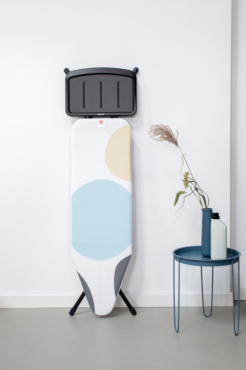 Brabantia Strijkplankhoes Toplaag, Drielaags Perfectflow, Bubbles, Strijkplank B (124 x 38 cm